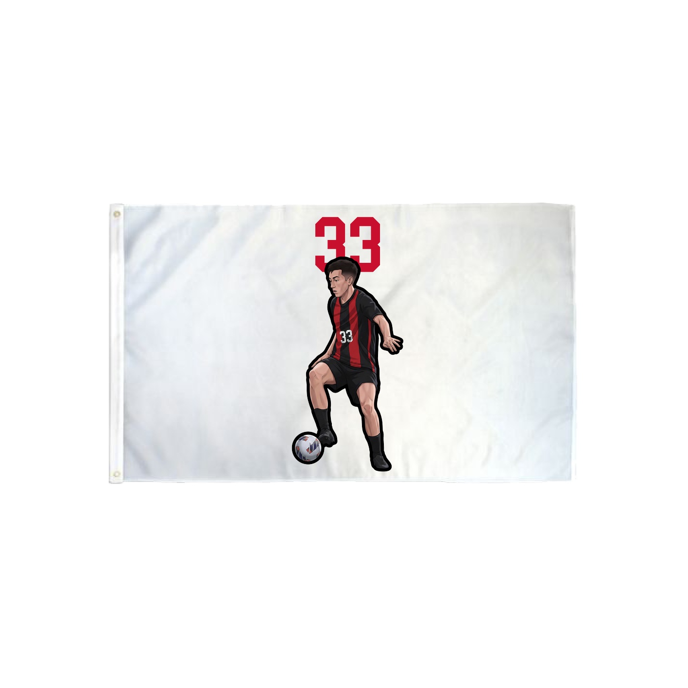 3x5 Flag — Number Top in Classic