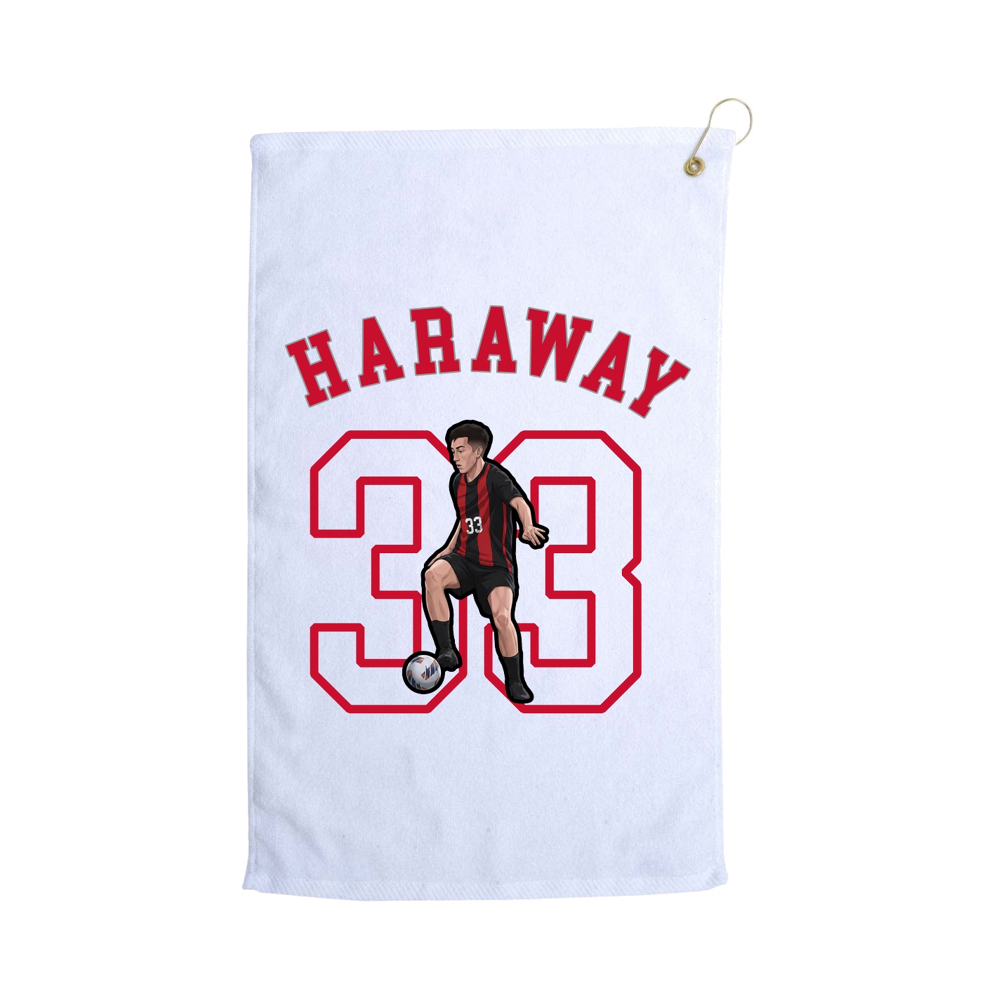 Golf Towel — Shirsey Arch in White