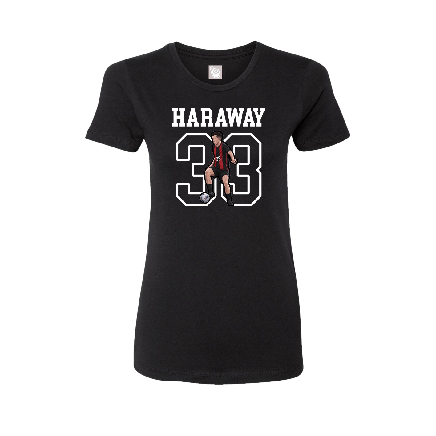 Fitted Women's Tee — Shirsey in Black