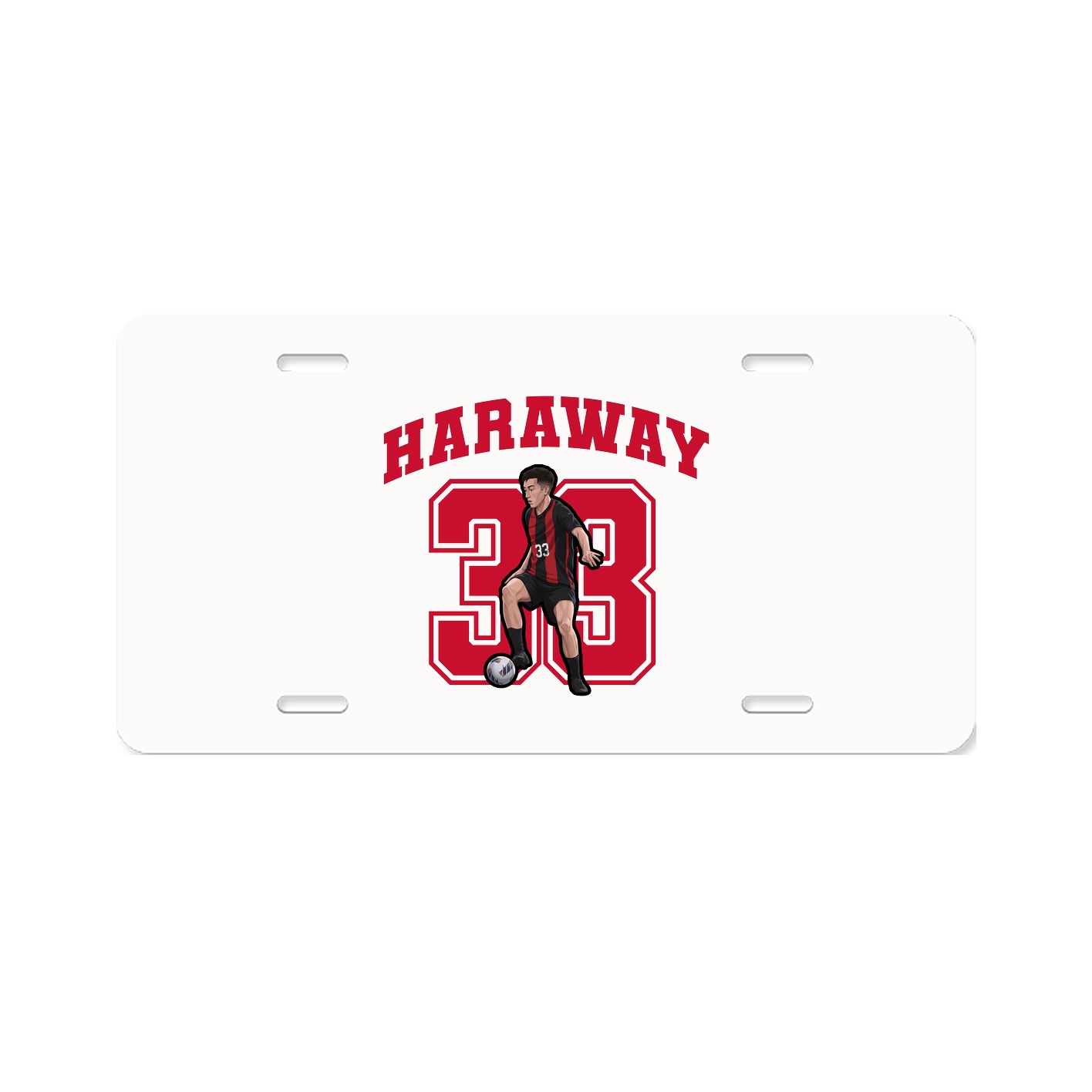 License Plate — Number in Classic