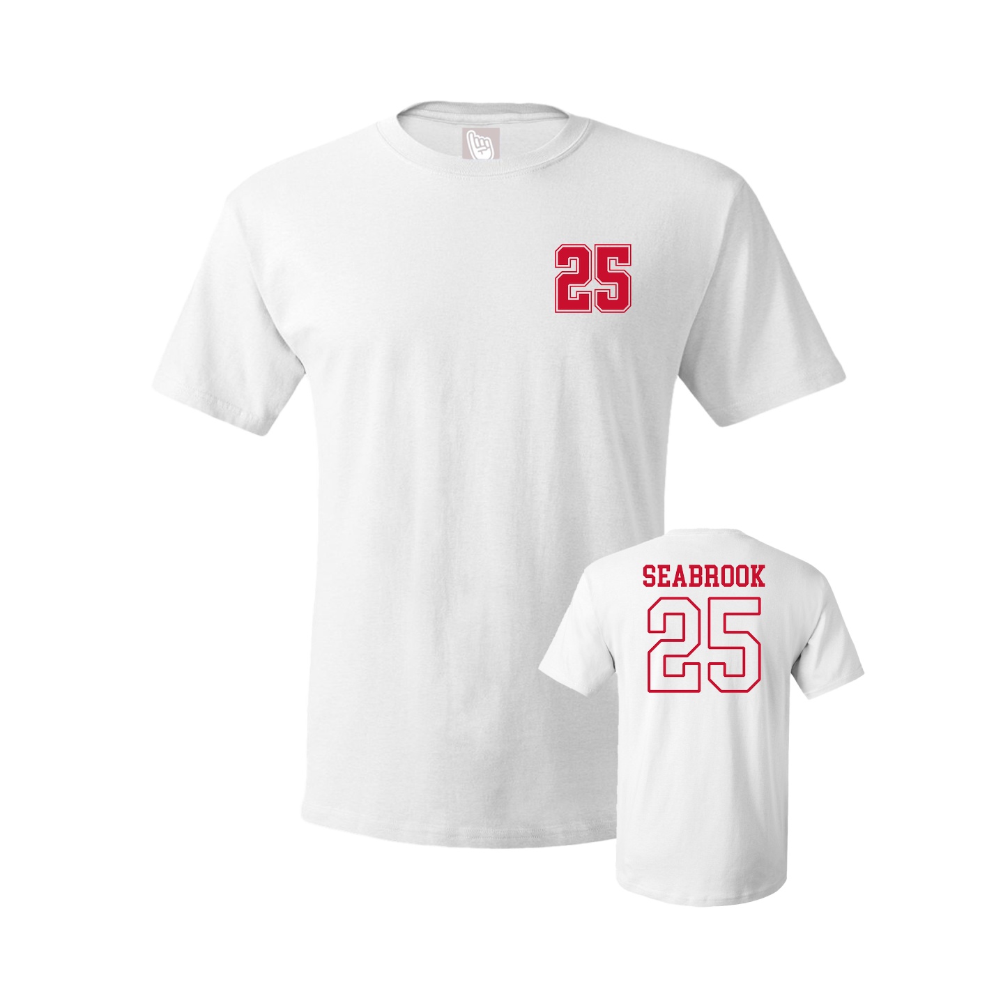 Tee — Chest Back in White