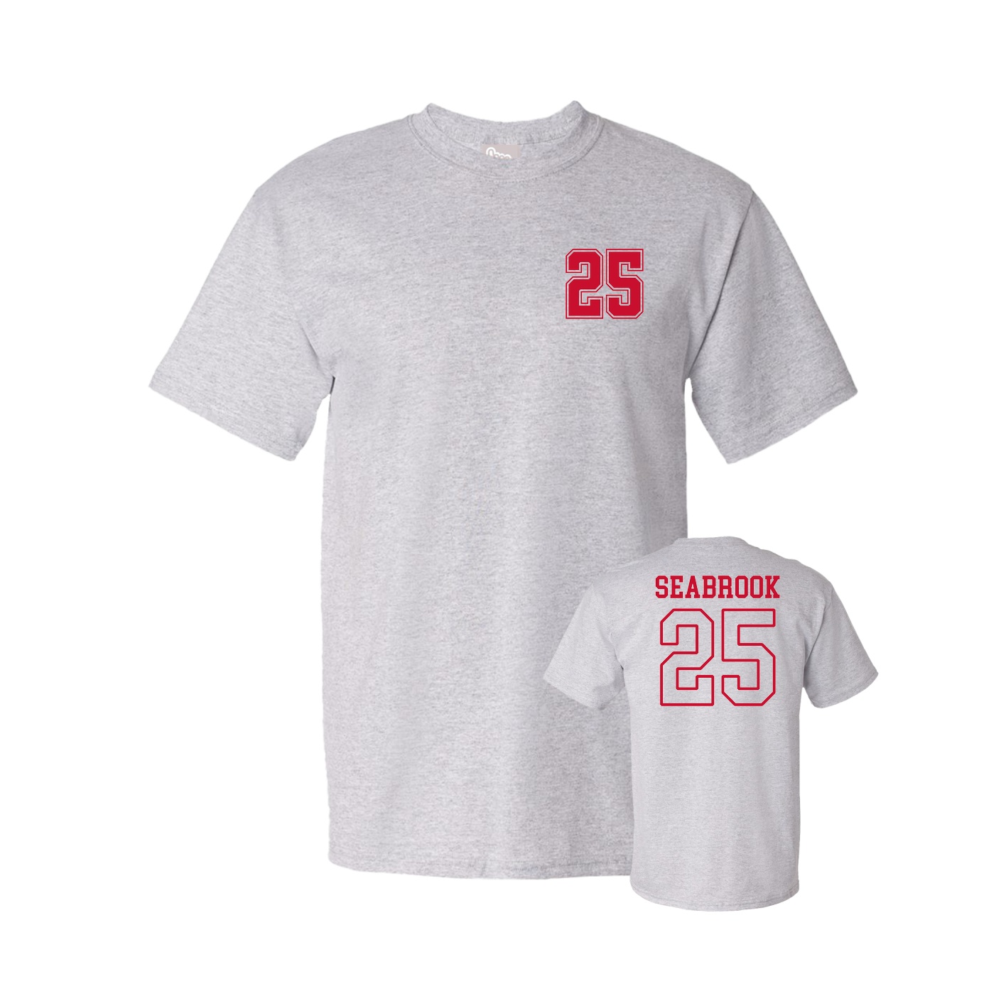 Youth Tee — Chest Back in Grey