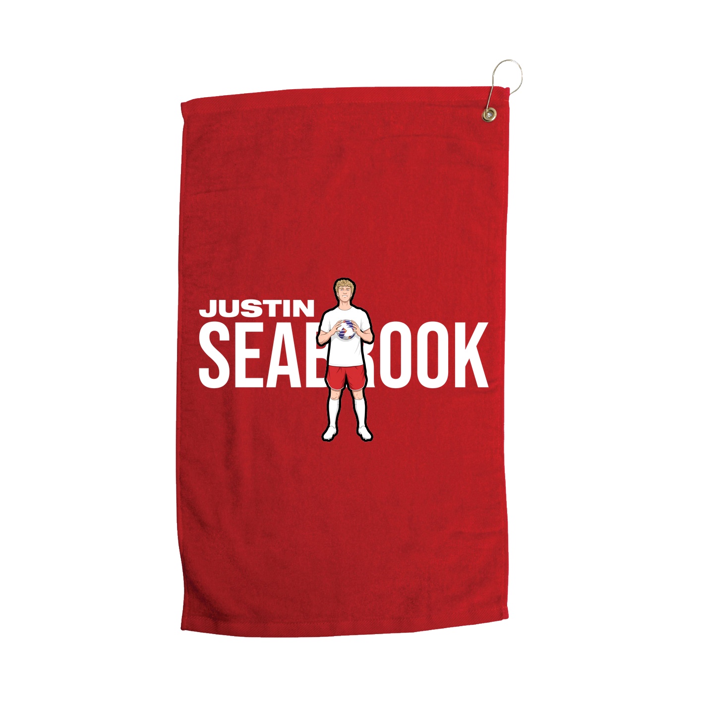 Golf Towel — Player Name in Red