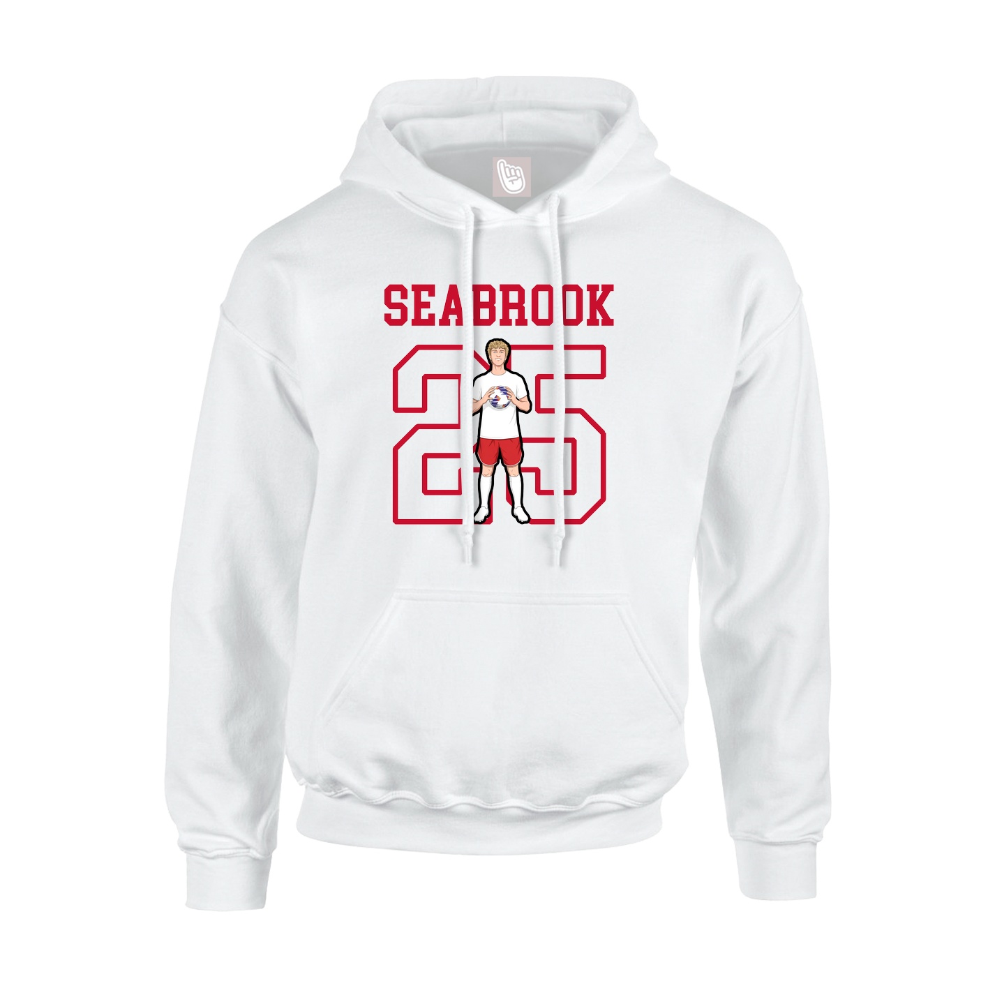 Youth Hoodie — Shirsey in White