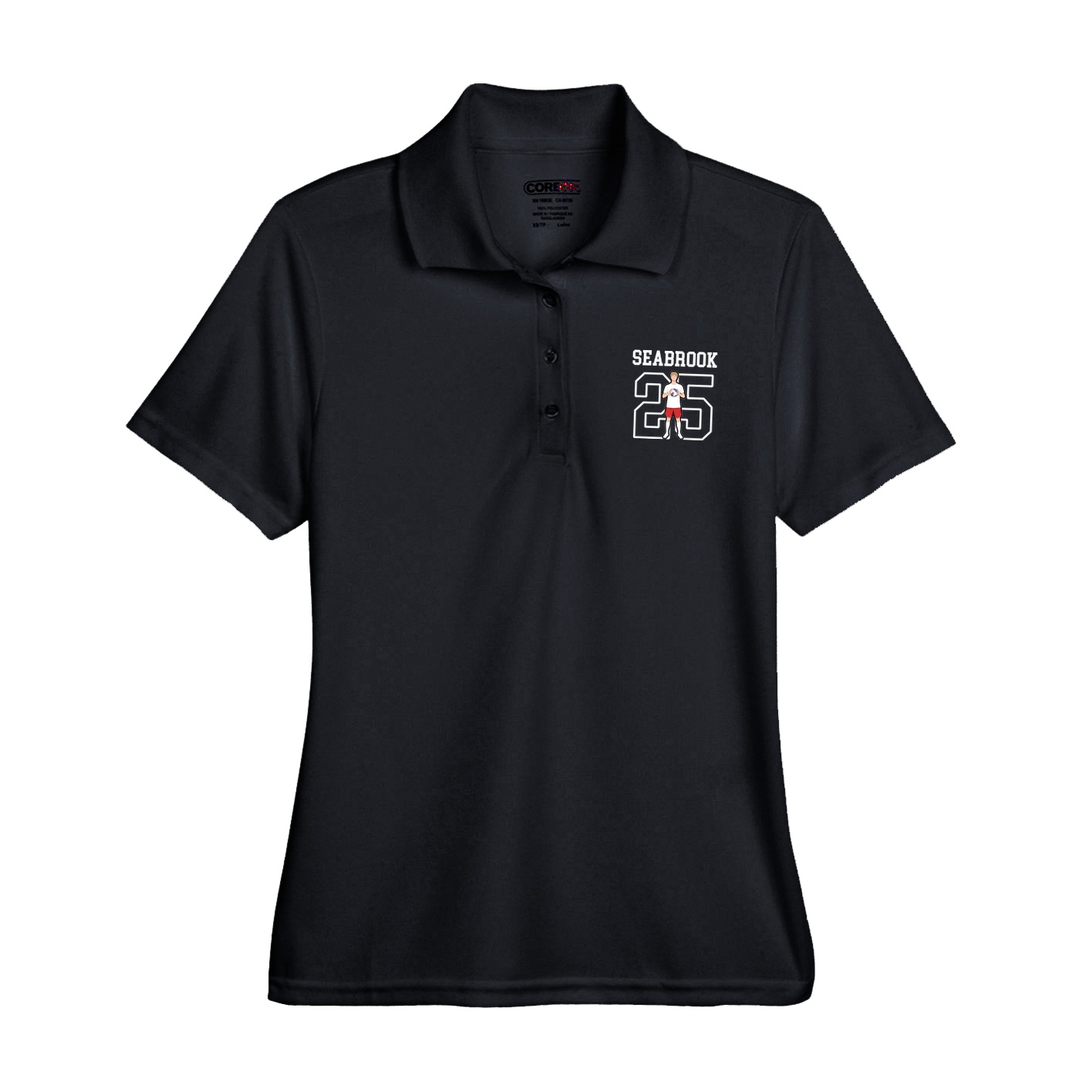 Womens Performance Polo — Shirsey in Black