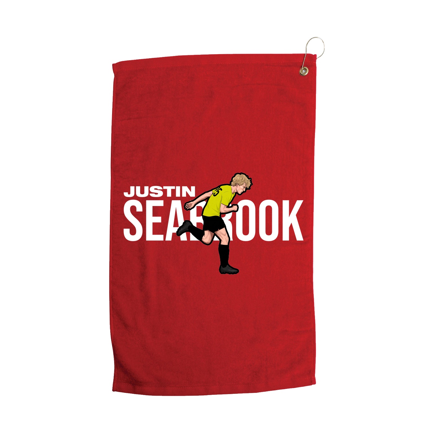 Golf Towel — Player Name in Red