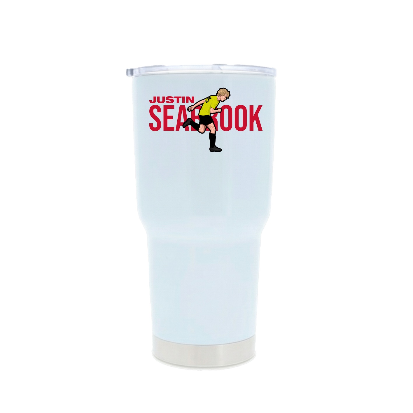 30oz Stainless Steel Tumbler — Player Name in White