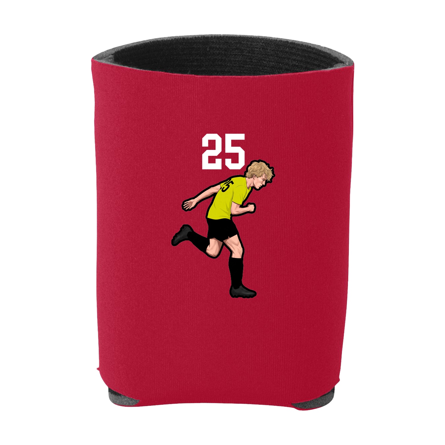 Can Holder — Number Top in Red