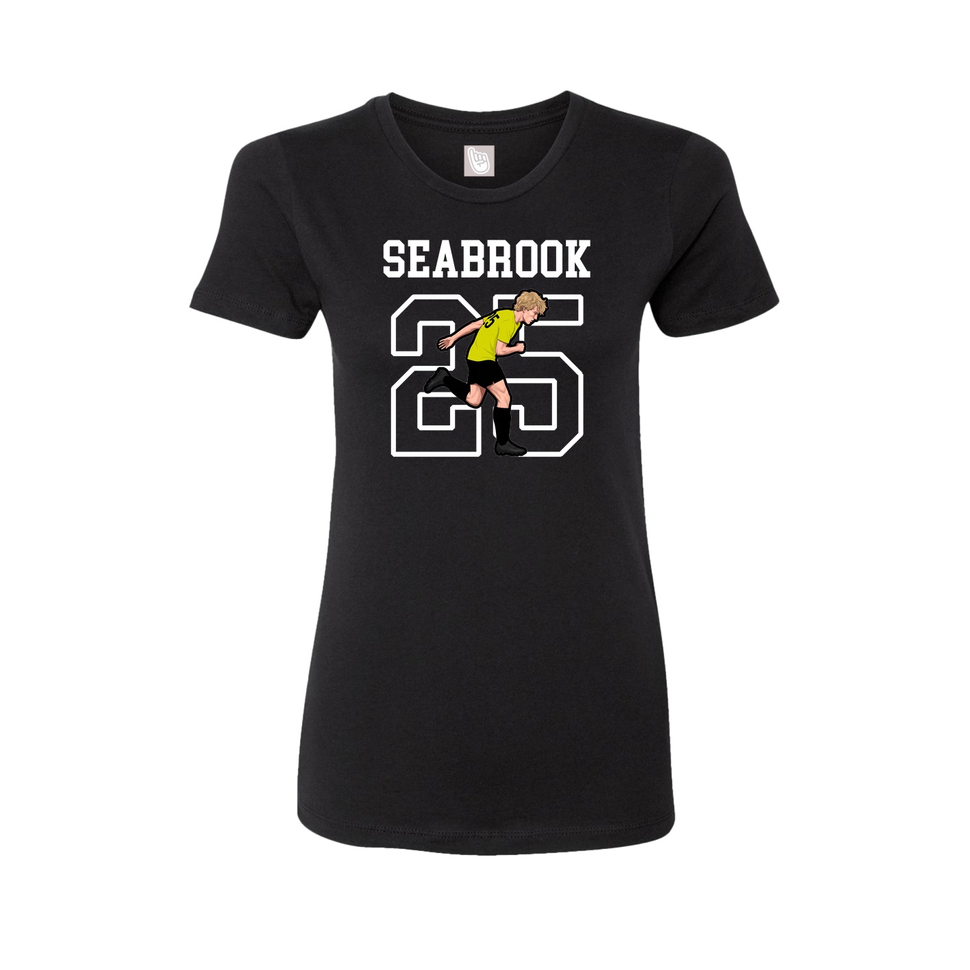 Fitted Women's Tee — Shirsey in Black