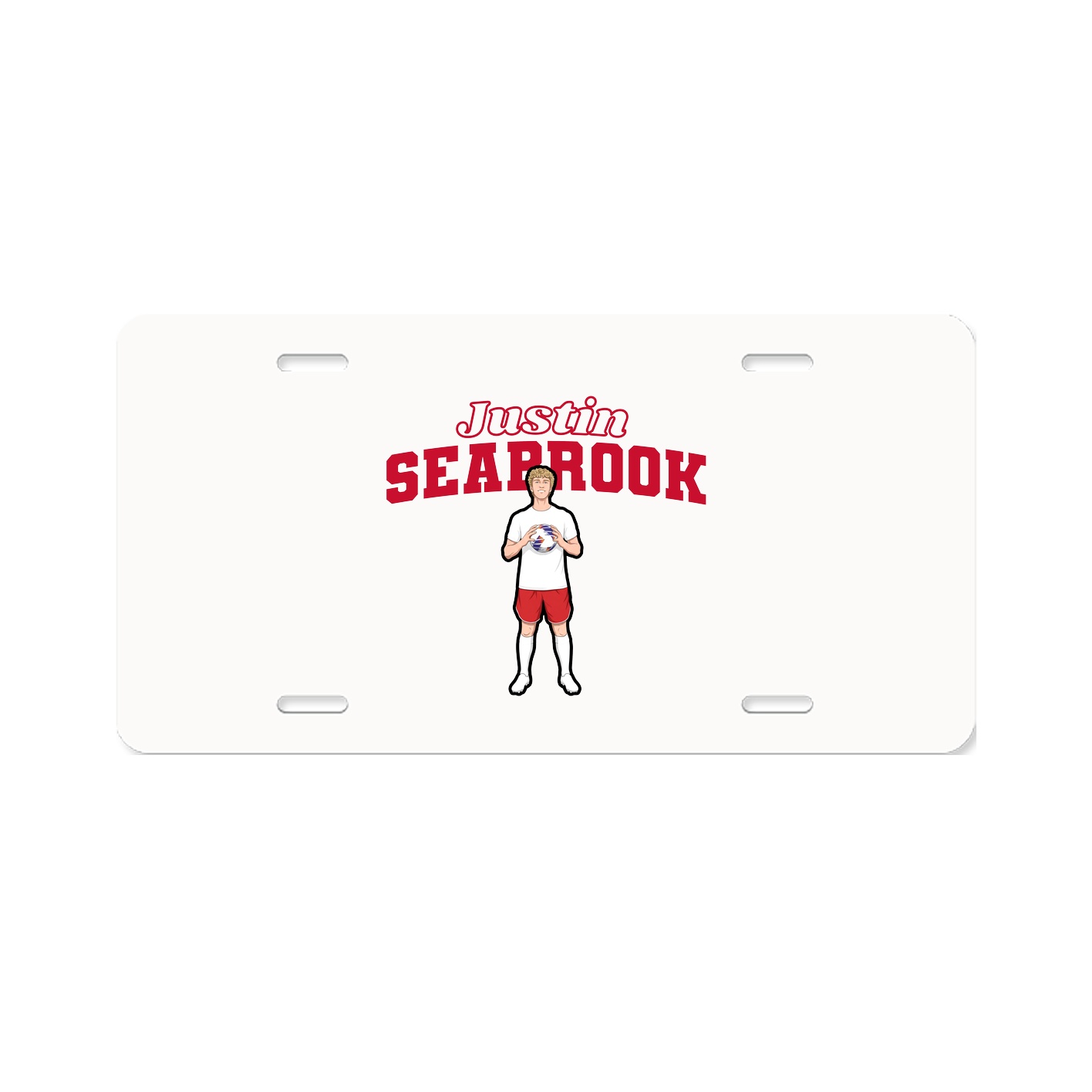 License Plate — Name Arch in Classic