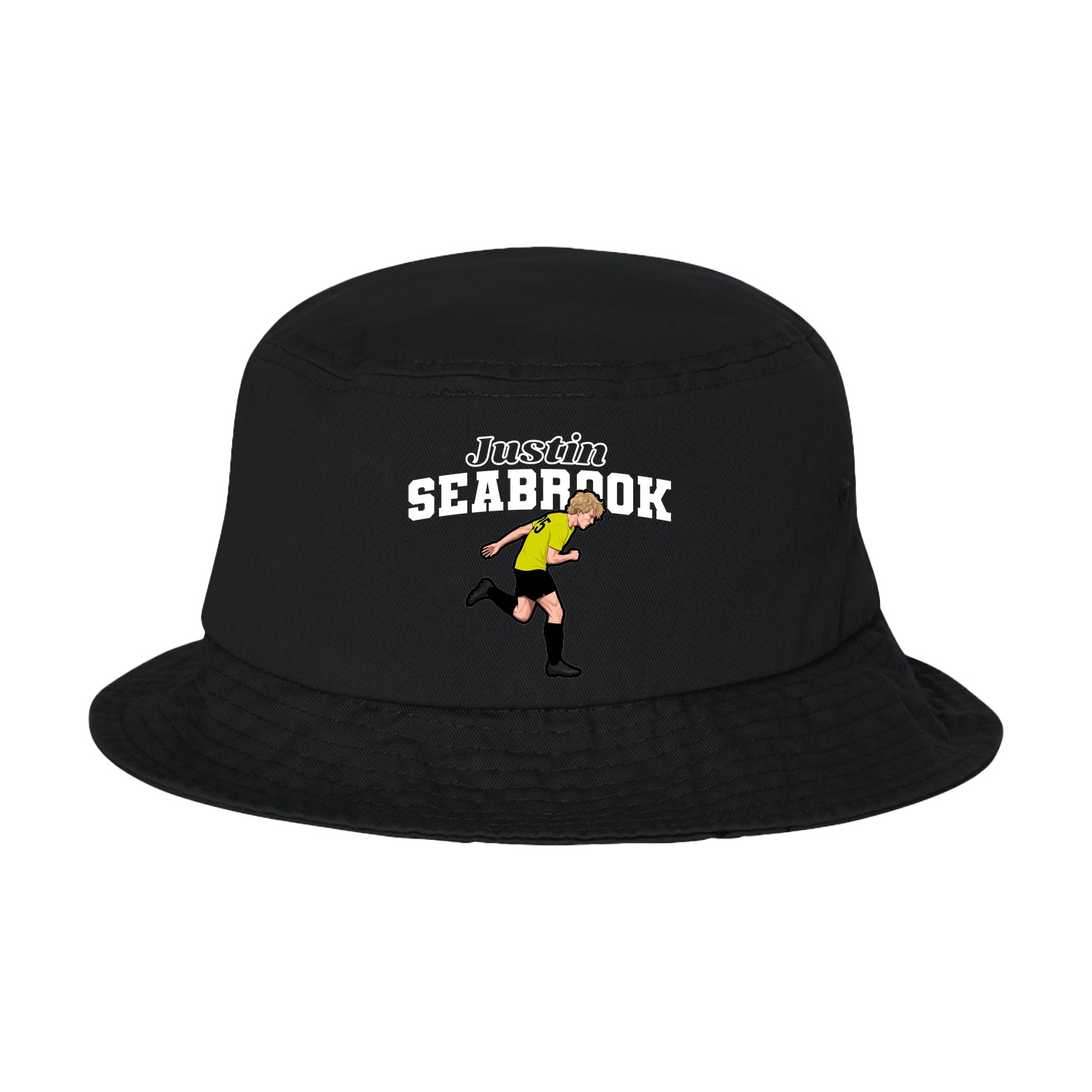 Bucket Cap — Name Arch in Black