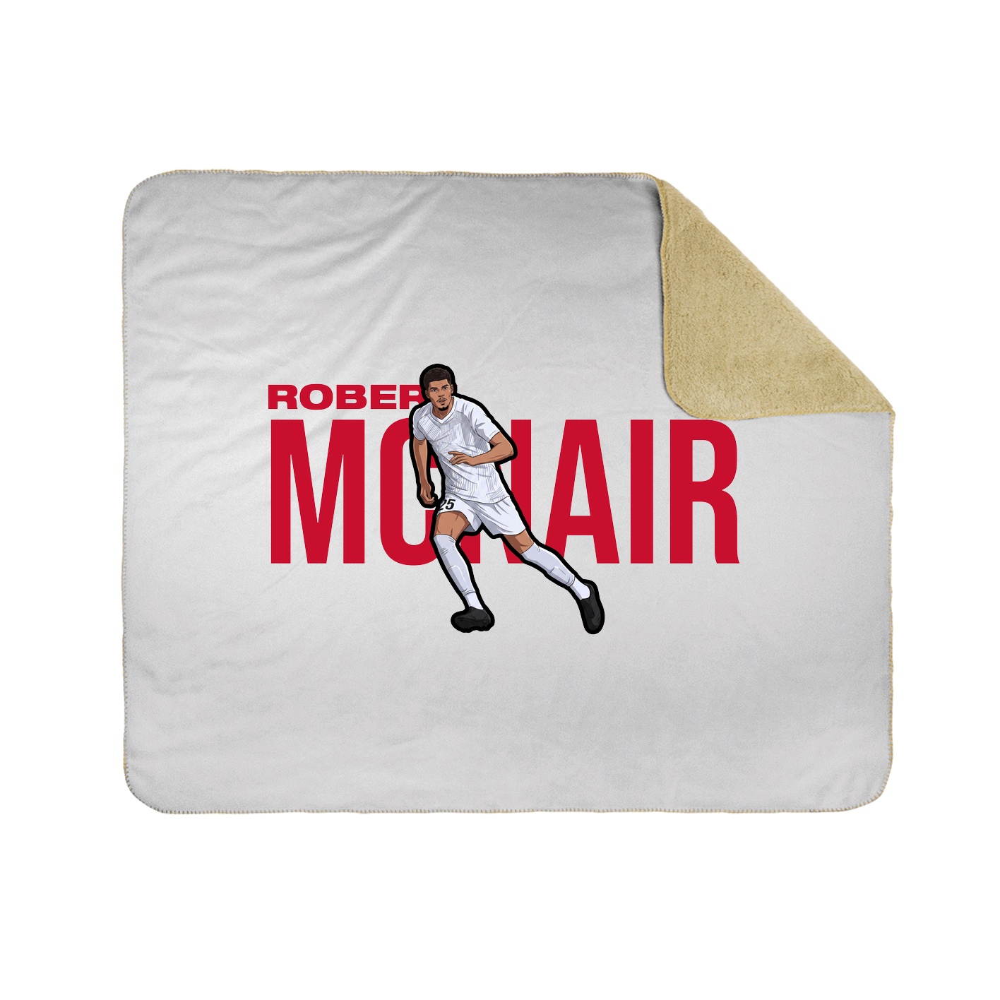 Throw Blanket — Player Name in White