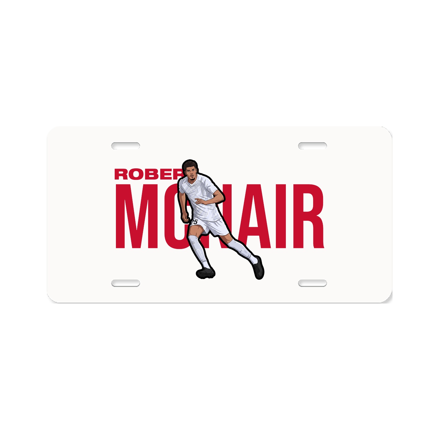 License Plate — Player Name in Classic