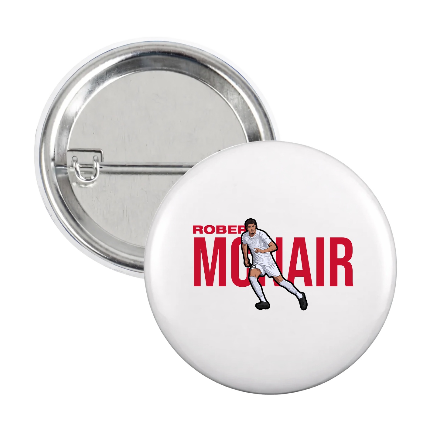 Game Day Button — Player Name in White