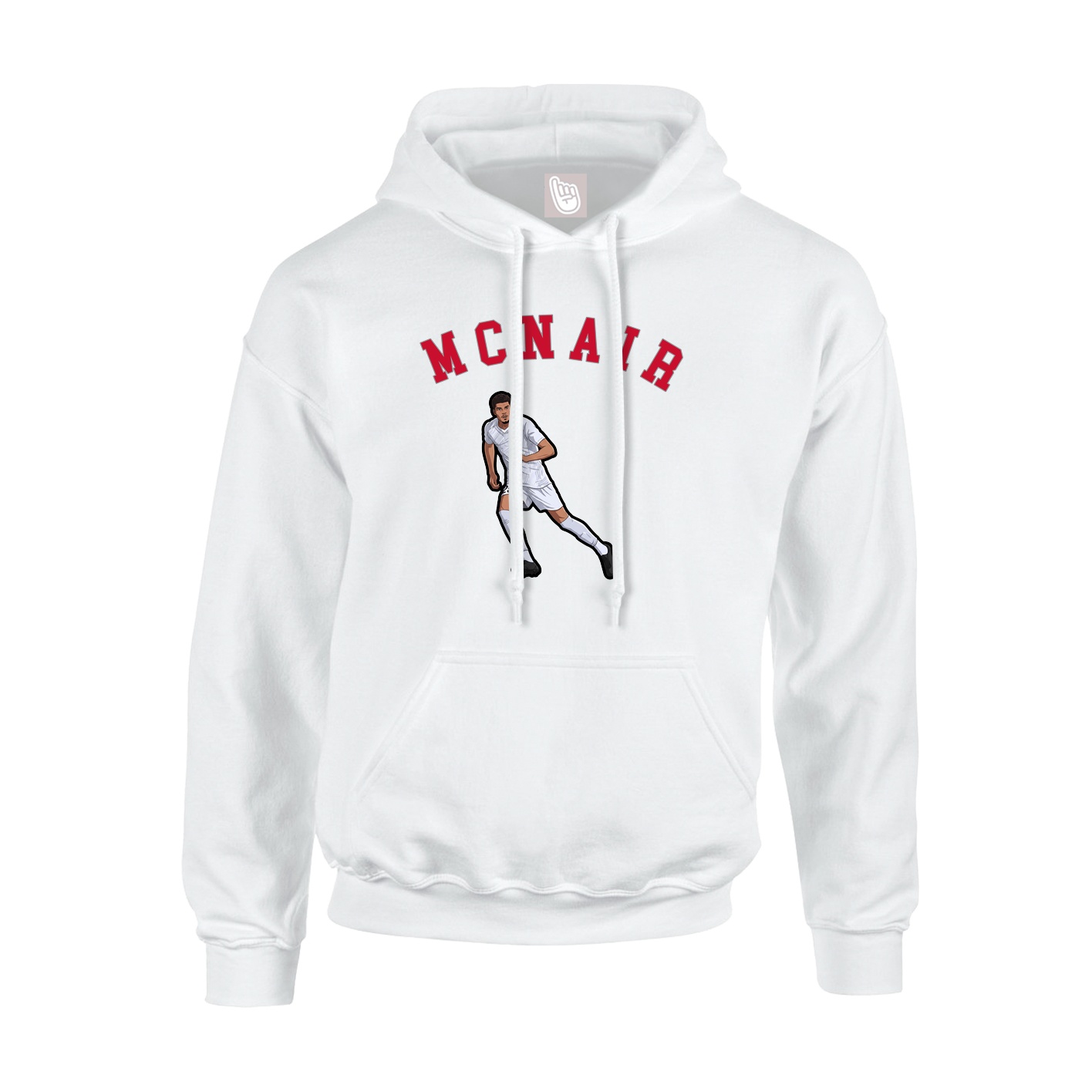 Hoodie — Shirsey Arch in White