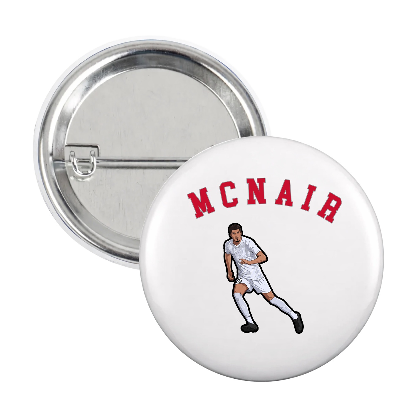 Game Day Button — Shirsey Arch in White