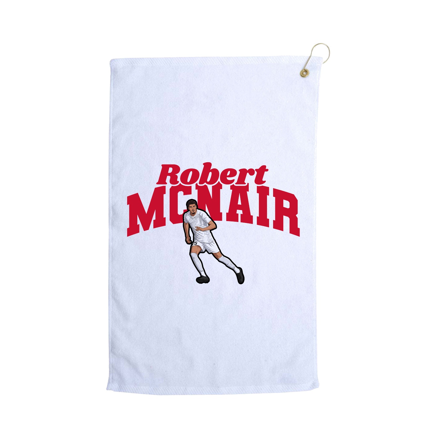 Golf Towel — Signature Arch in White