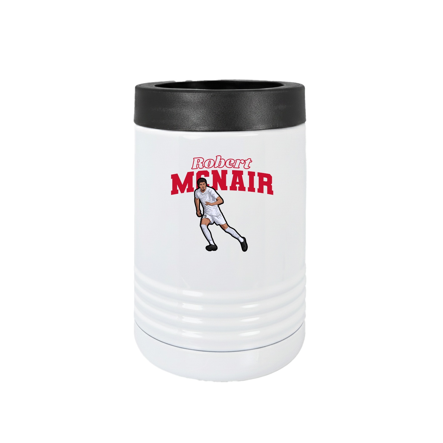 Beverage Holder — Name Arch in White