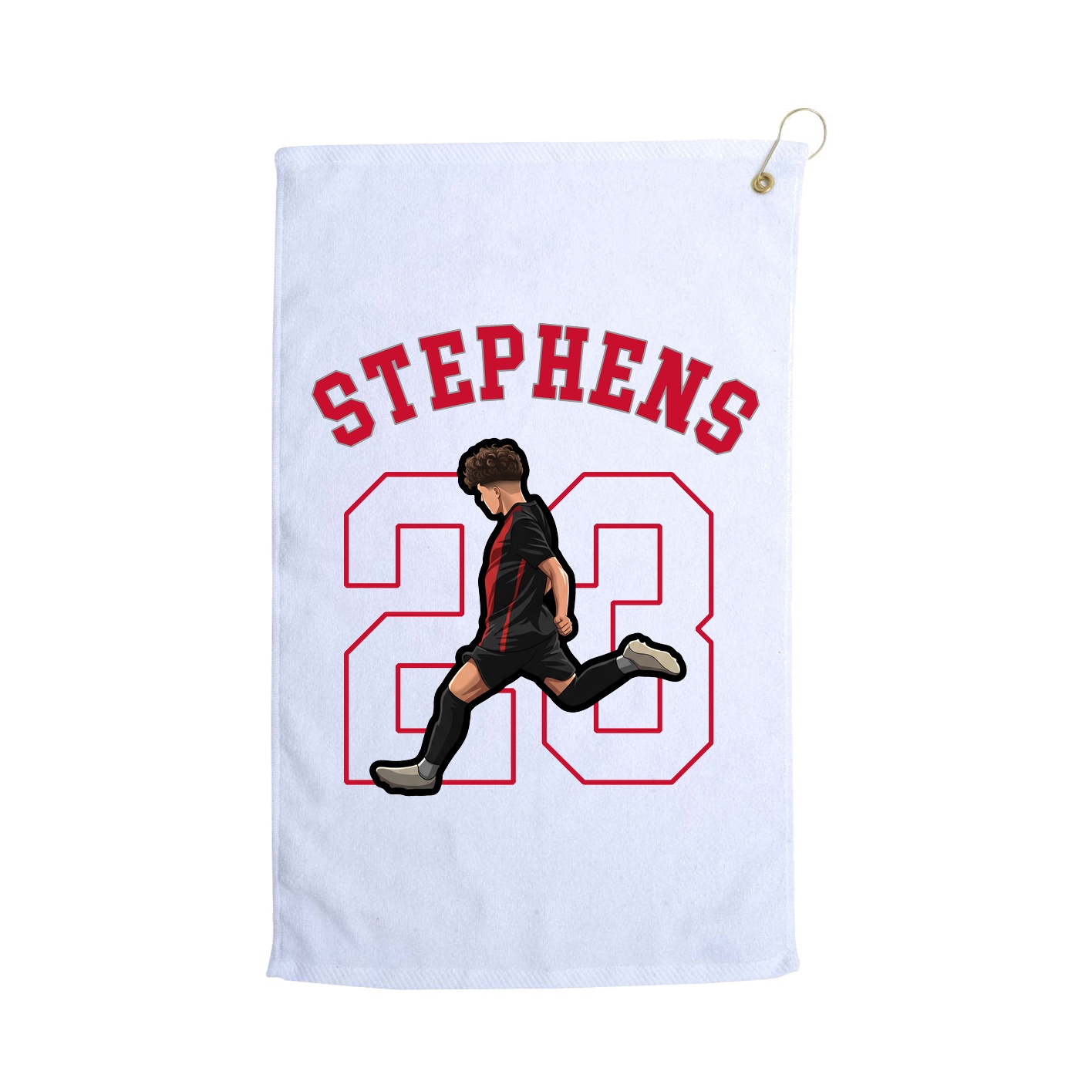 Golf Towel — Shirsey Arch in White