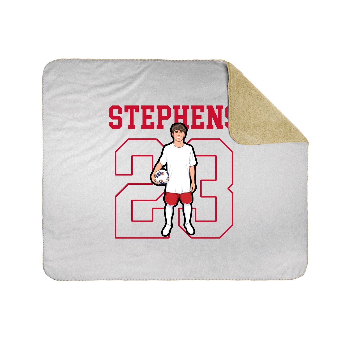Throw Blanket — Shirsey in White