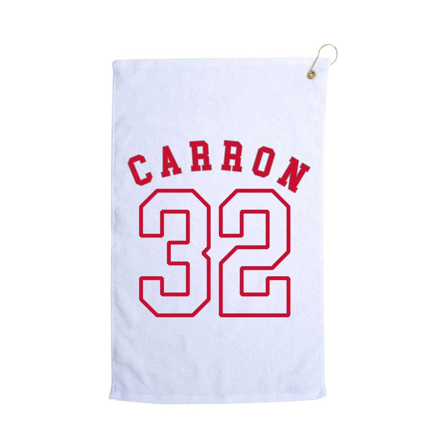 Golf Towel — Shirsey Arch in White