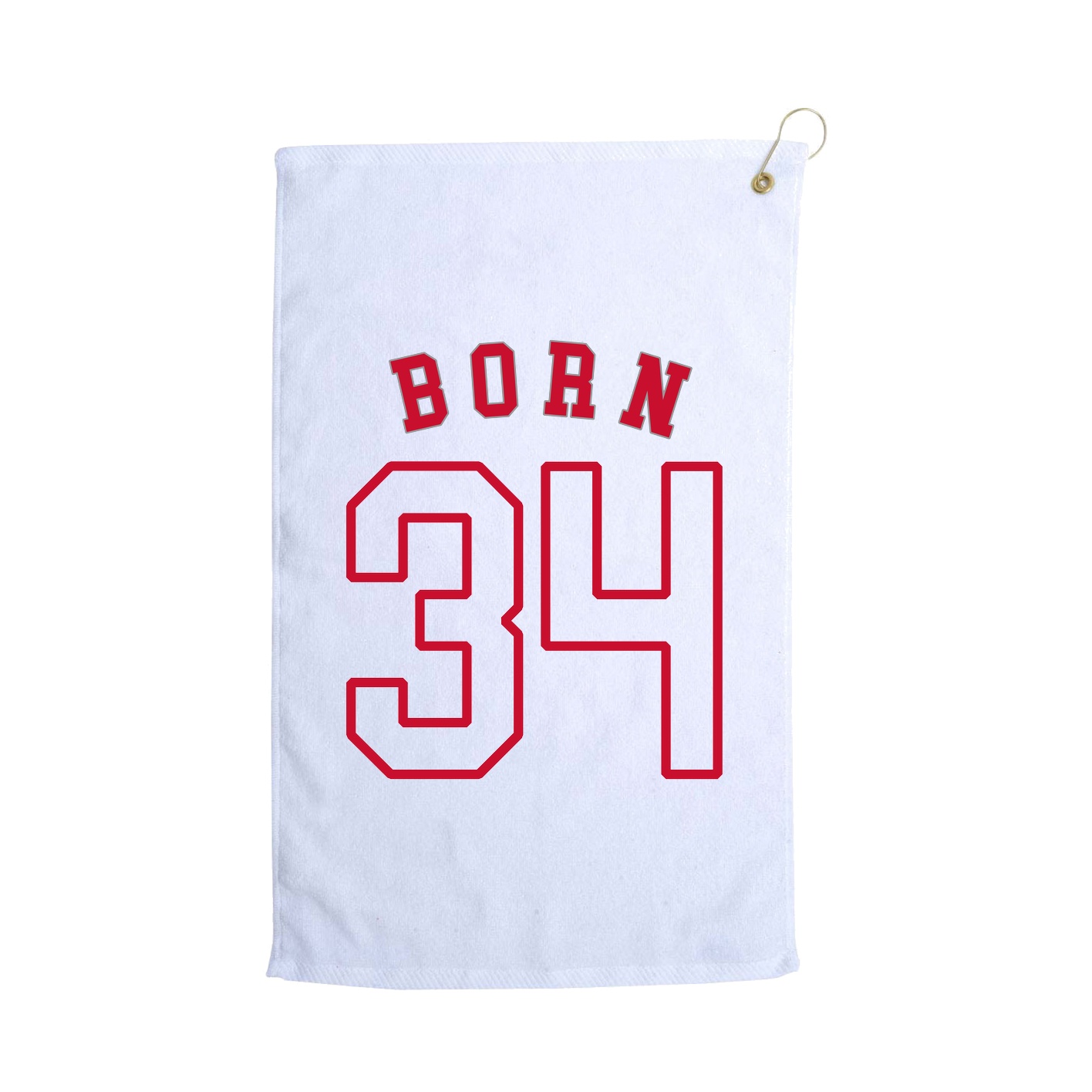 Golf Towel — Shirsey Arch in White