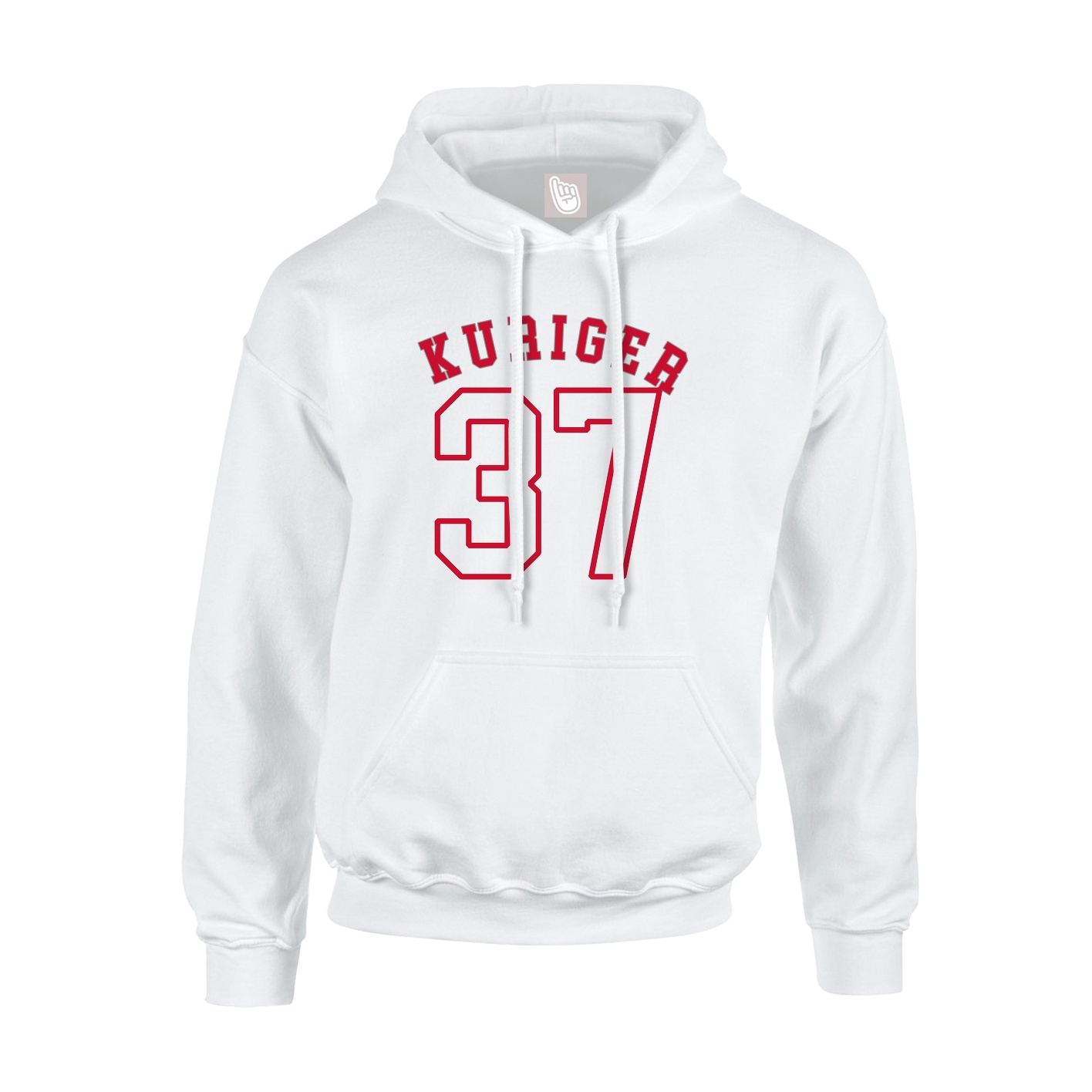 Hoodie — Shirsey Arch in White