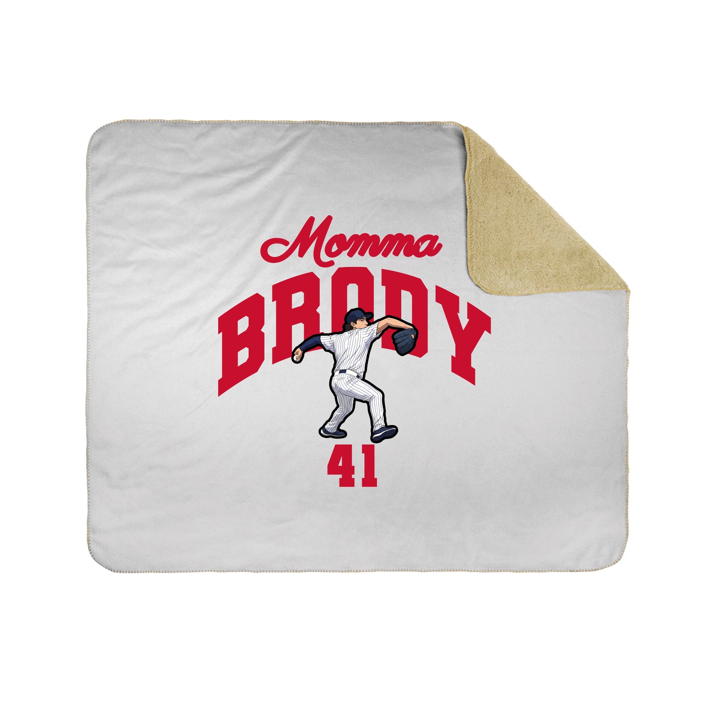 Throw Blanket — Mothers Day Arch in White