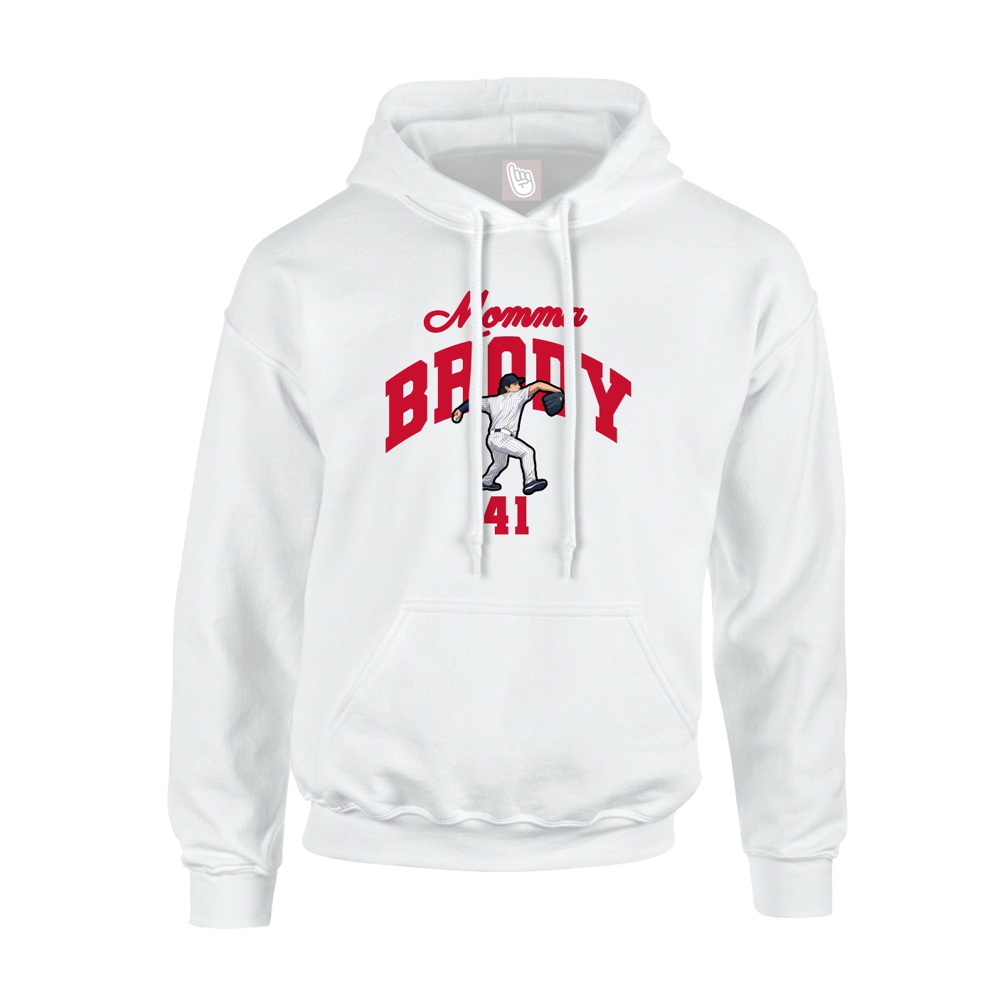 Hoodie — Mothers Day Arch in White