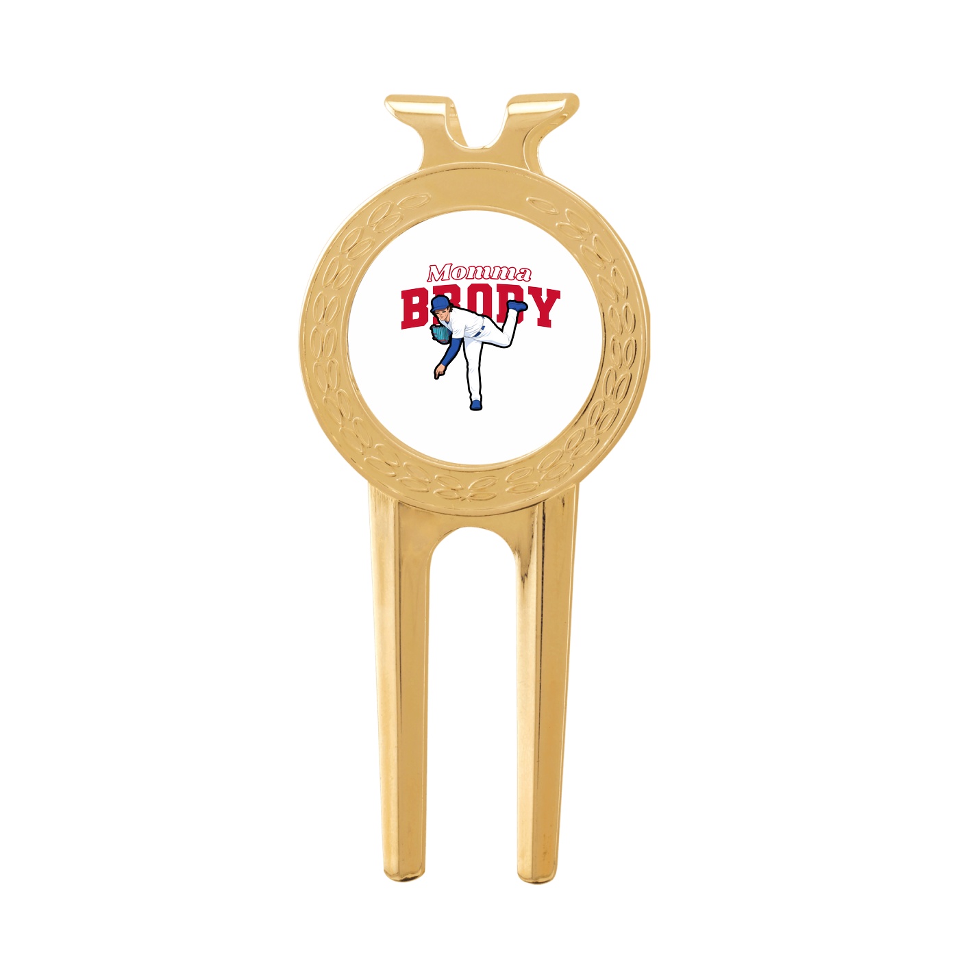 Divot Tool with Ball Marker — Mothers Day Block in Classic