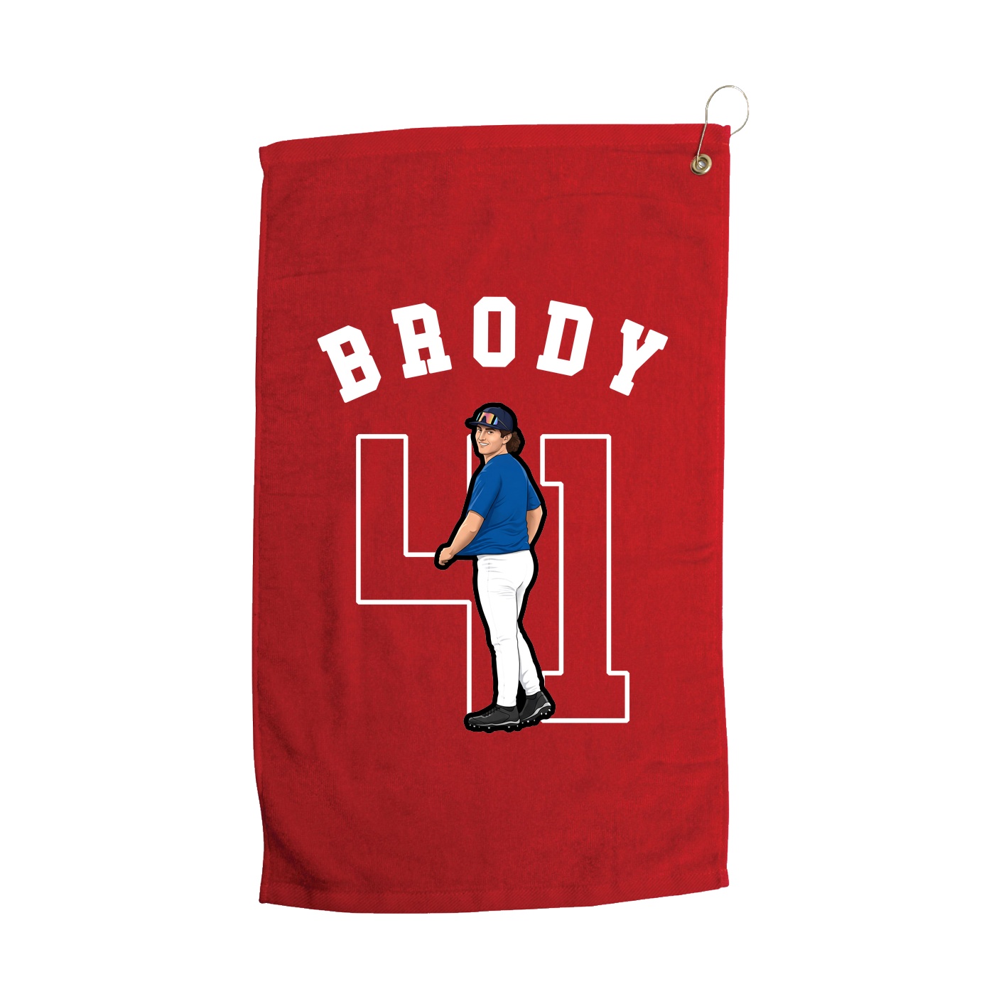 Golf Towel — Shirsey Arch in Red