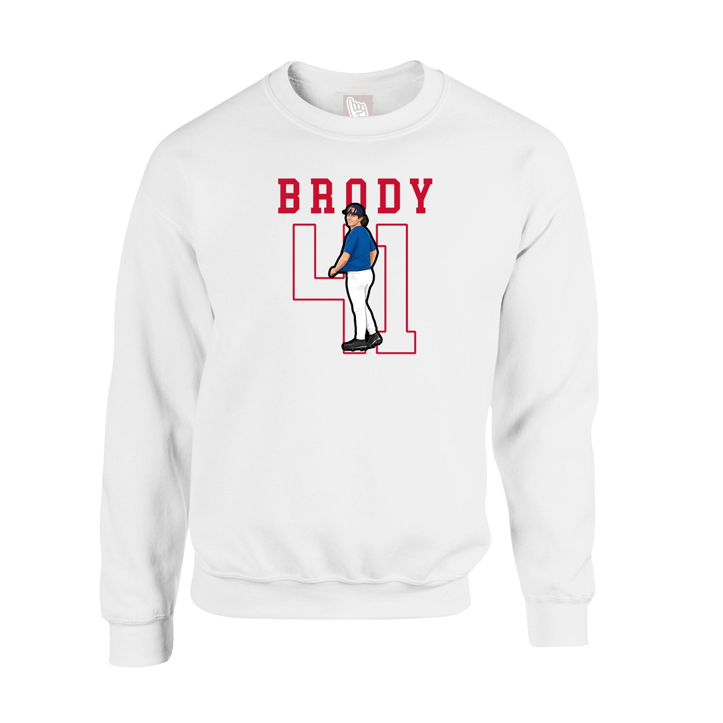 Fleece Crew — Shirsey in White