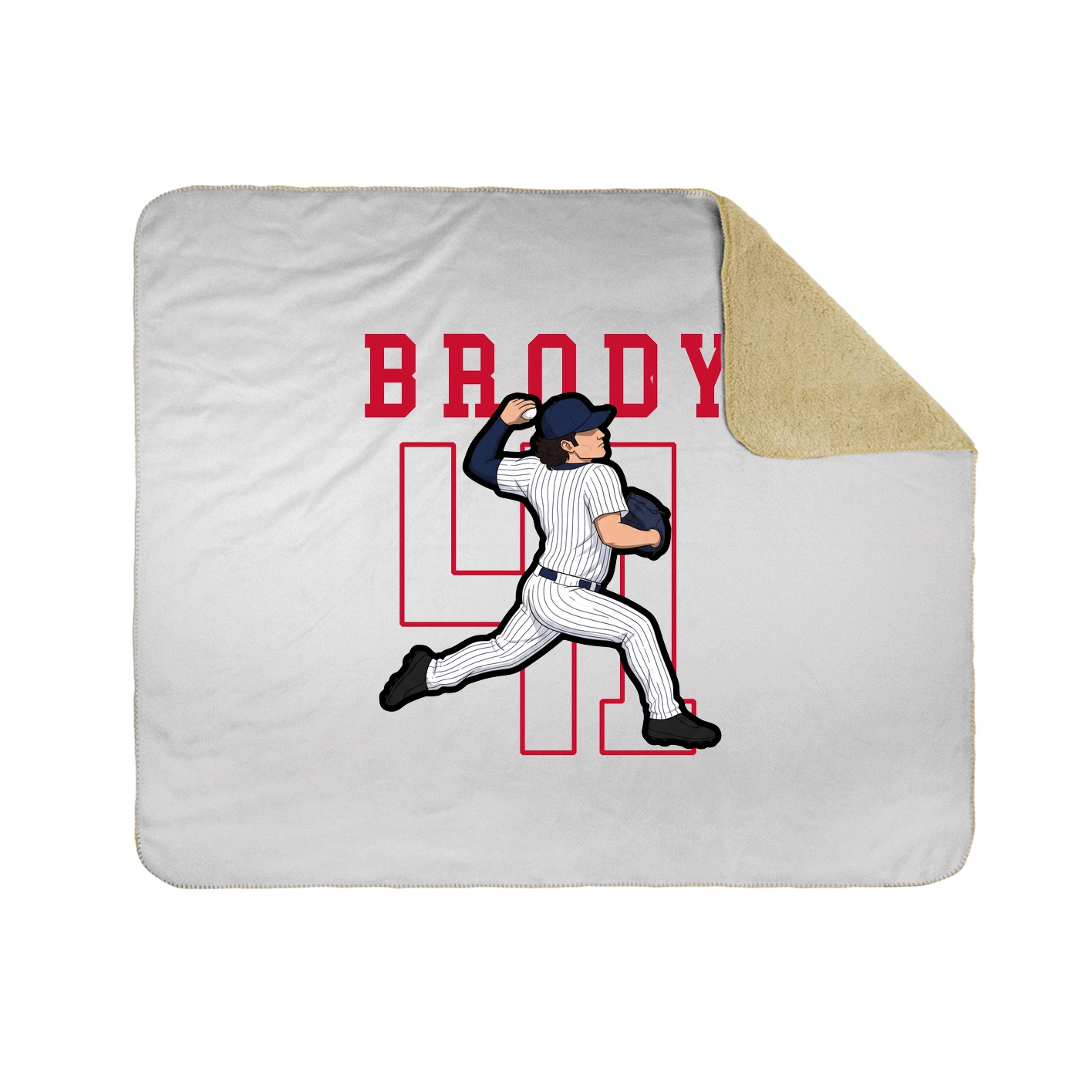 Throw Blanket — Shirsey in White