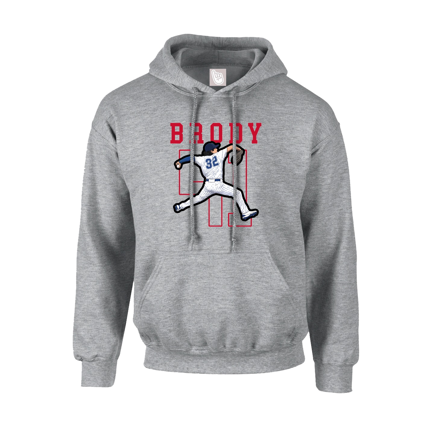 Hoodie — Shirsey in Grey