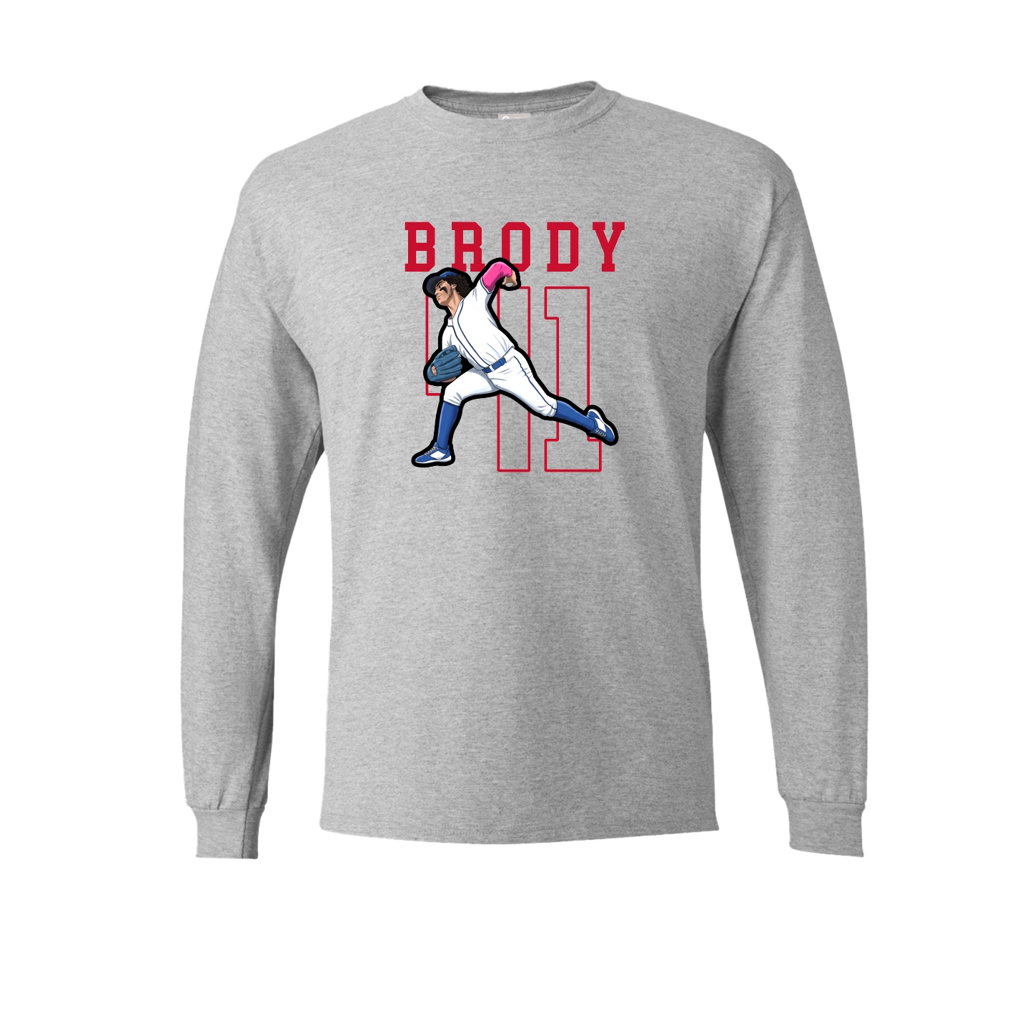 Long Sleeve Tee — Shirsey in Grey