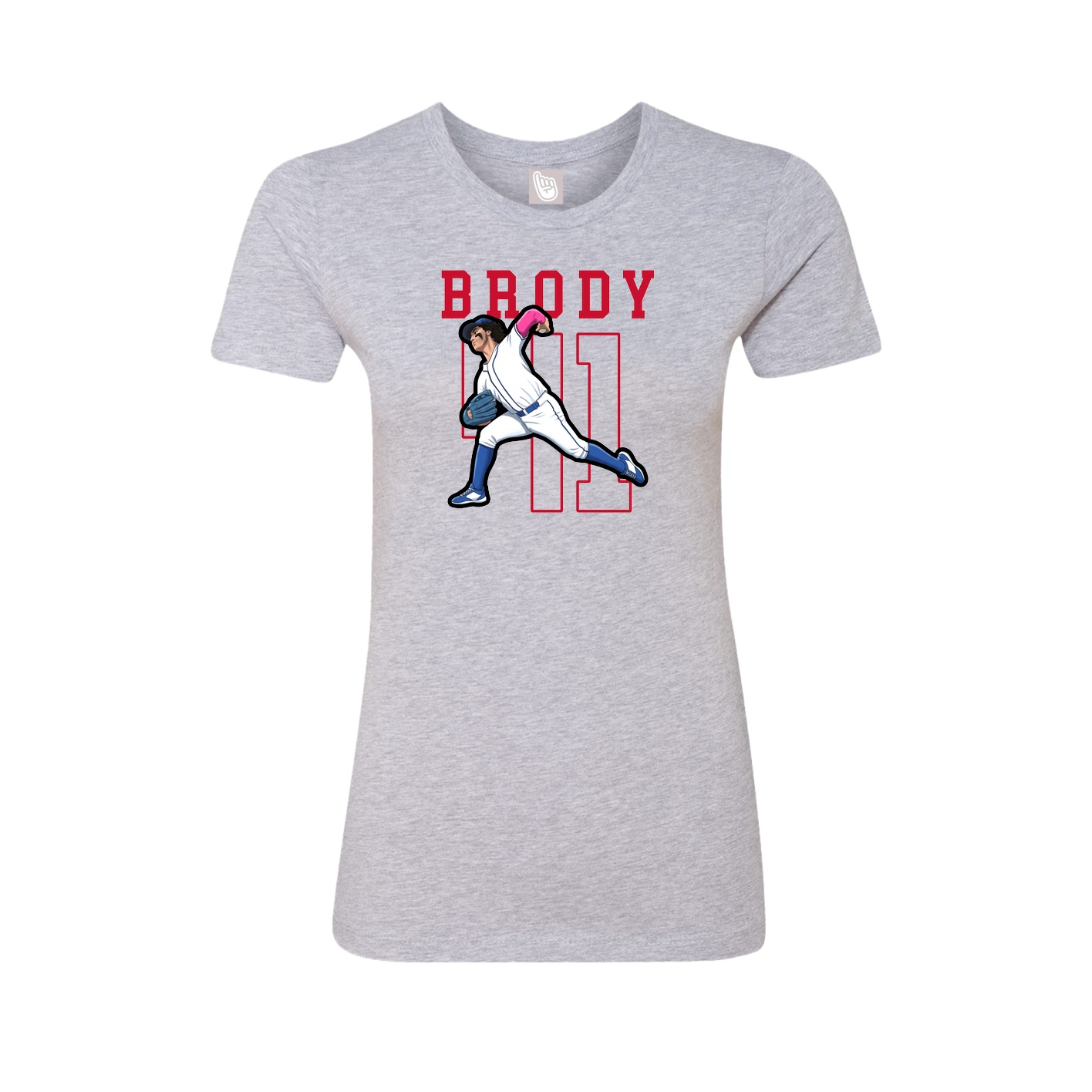 Fitted Women's Tee — Shirsey in Grey