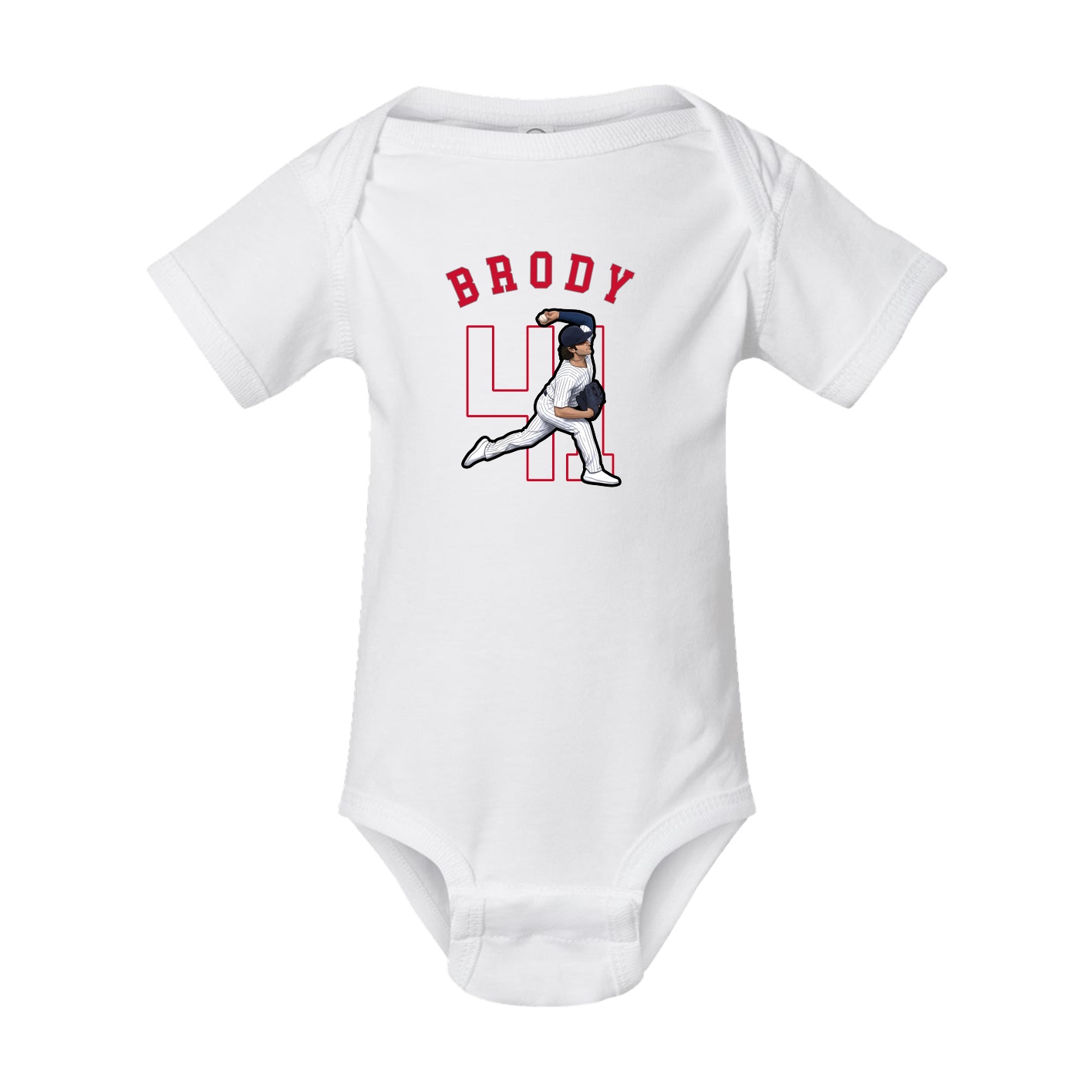 Baby Onesie — Shirsey Arch in White