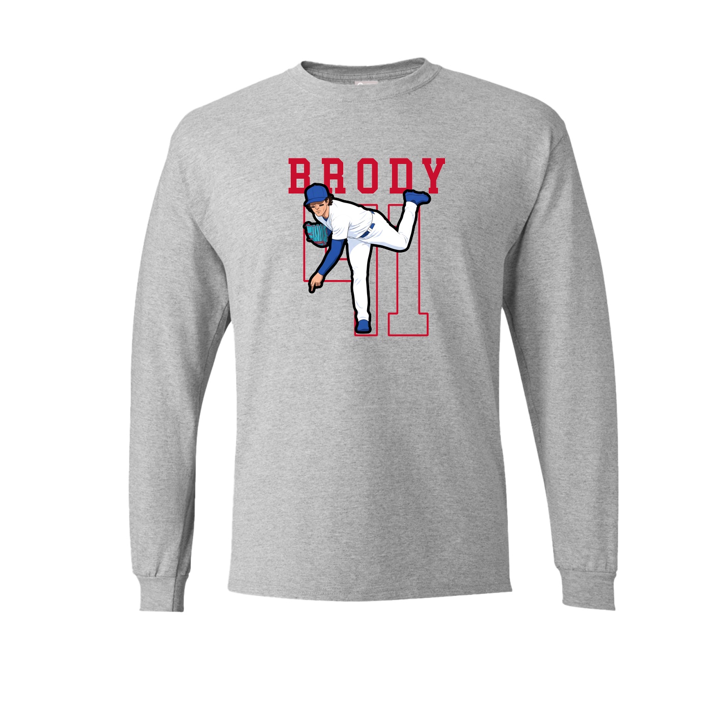 Long Sleeve Tee — Shirsey in Grey