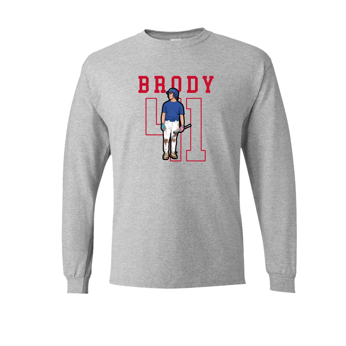 Long Sleeve Tee — Shirsey in Grey