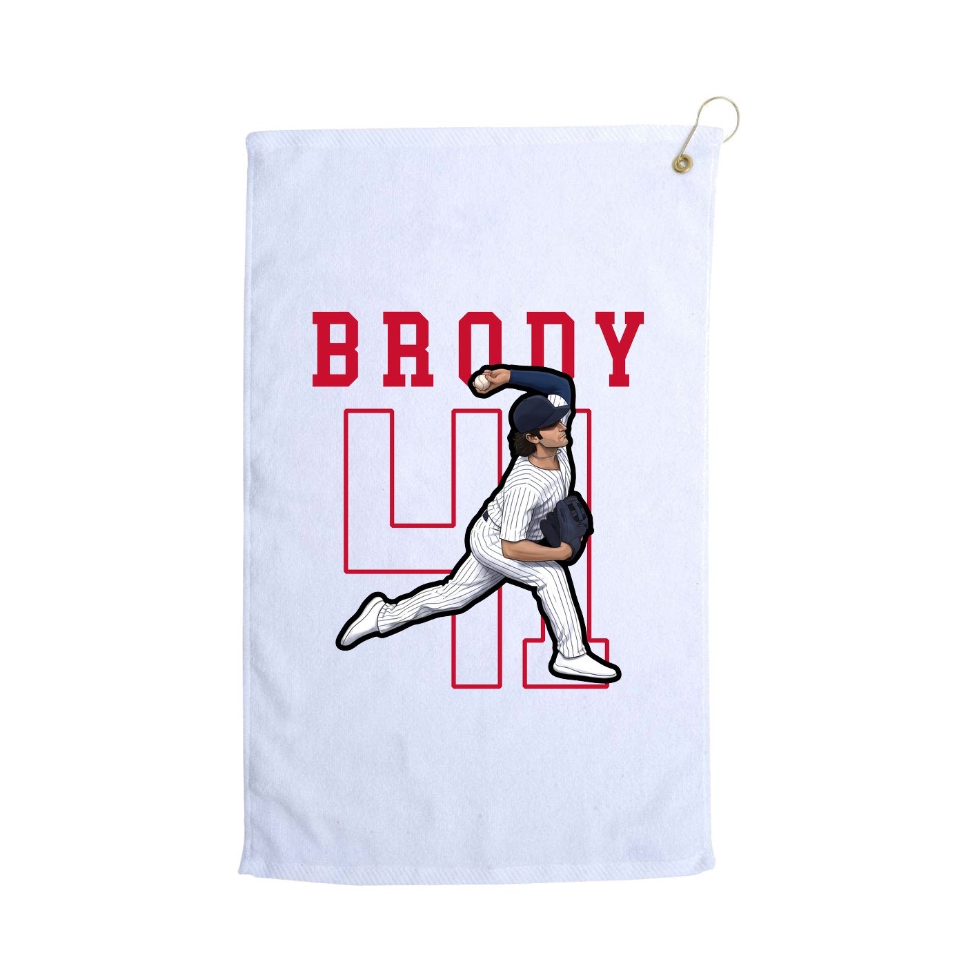 Golf Towel — Shirsey in White
