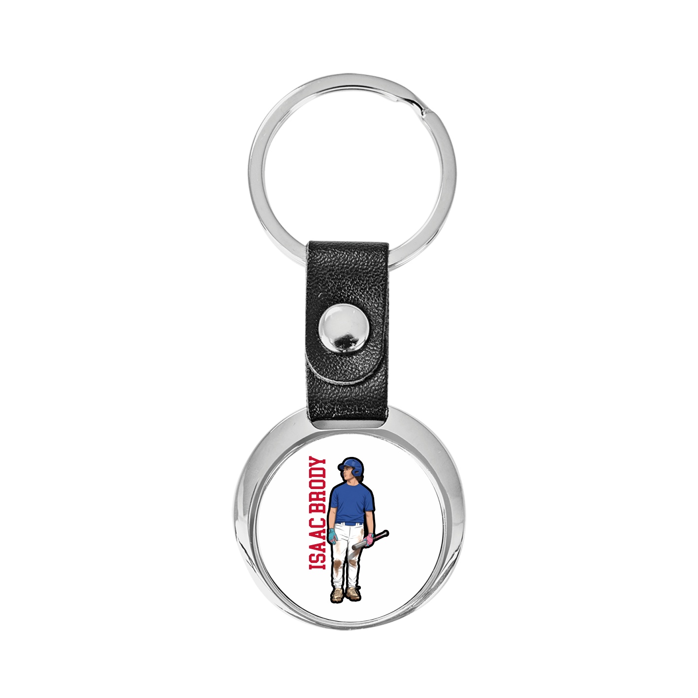 Key Chain — Name Vertical in Classic