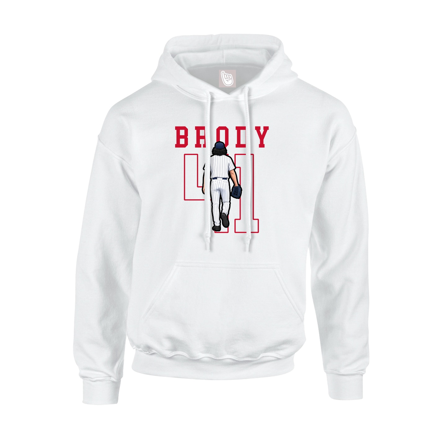 Youth Hoodie — Shirsey in White