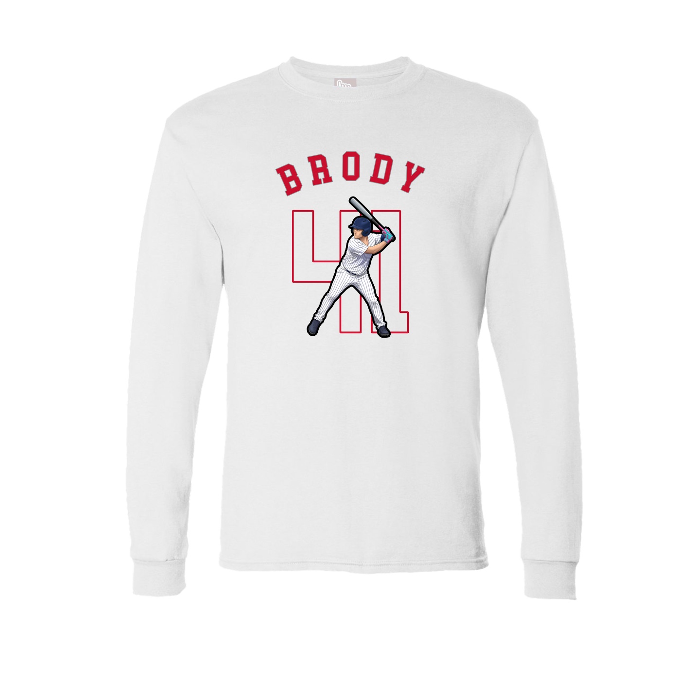 Long Sleeve Tee — Shirsey Arch in White