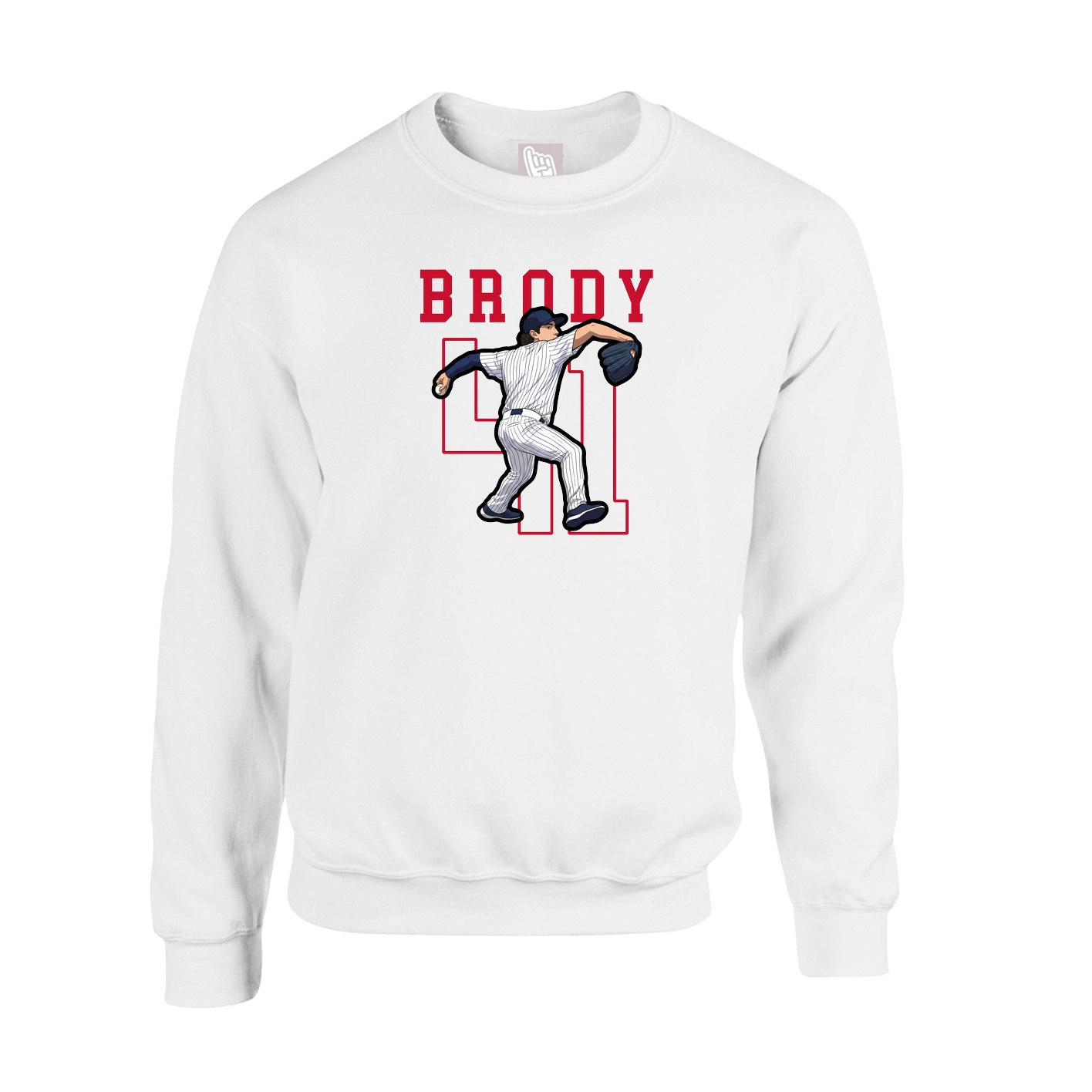 Fleece Crew — Shirsey in White
