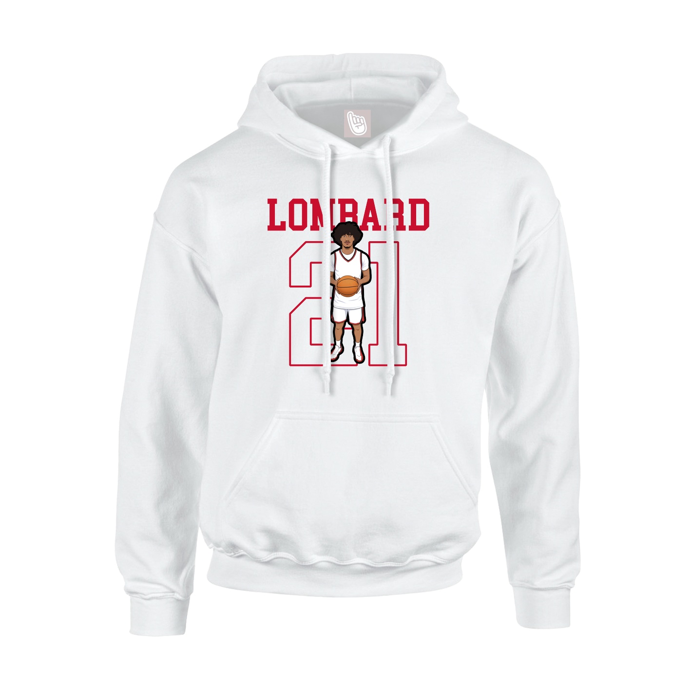 Hoodie — Shirsey in White