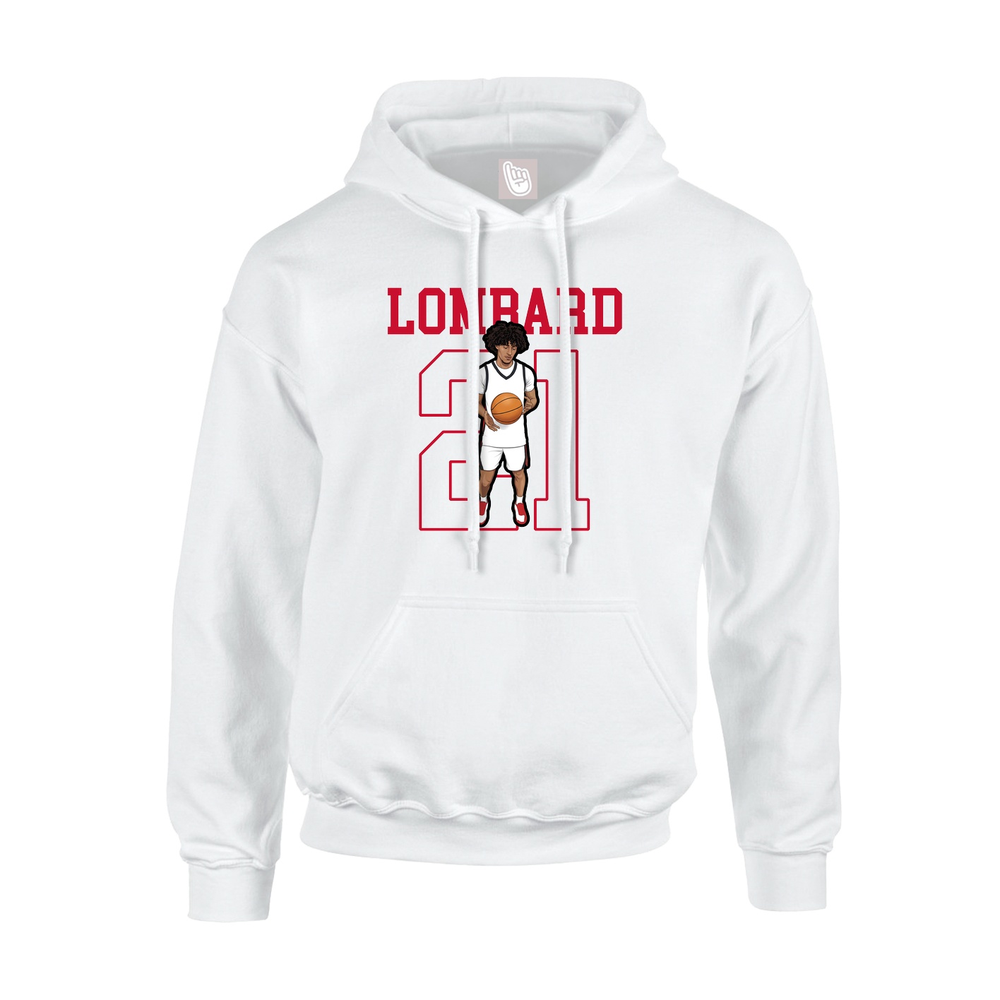 Hoodie — Shirsey in White
