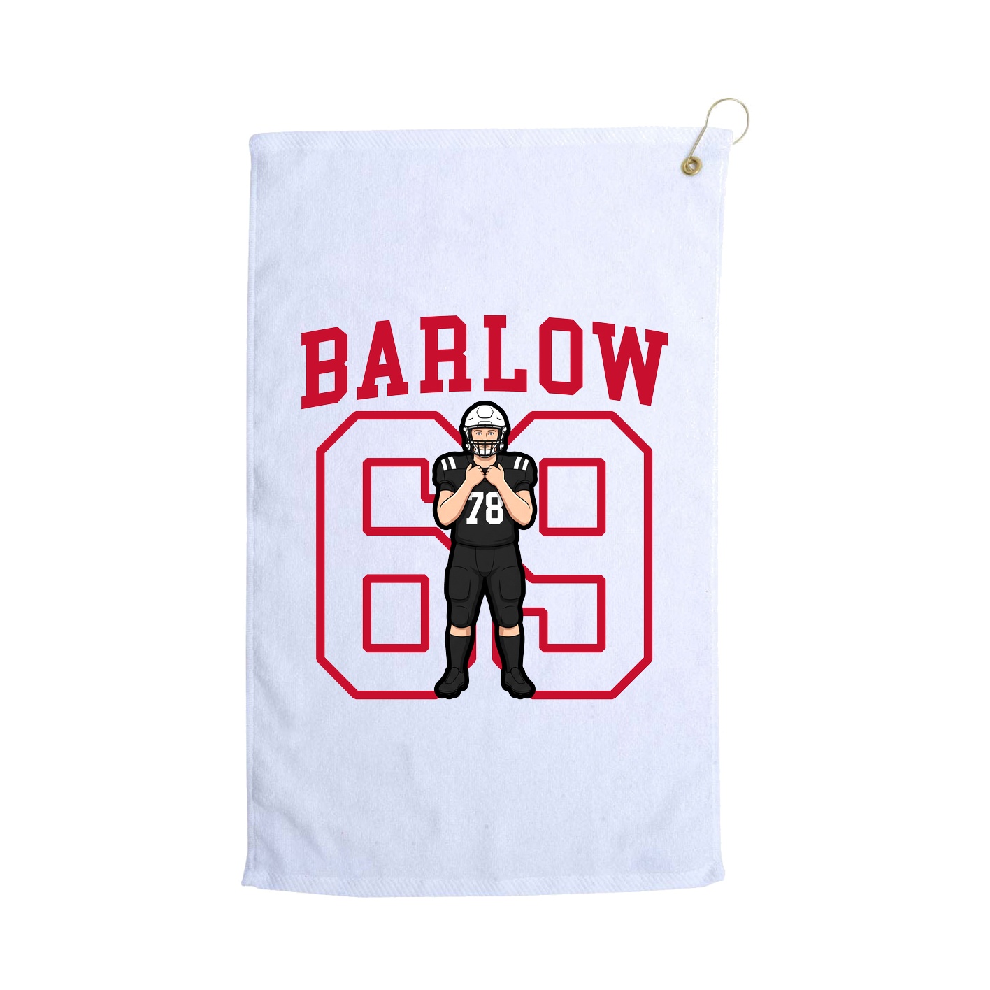 Golf Towel — Shirsey in White