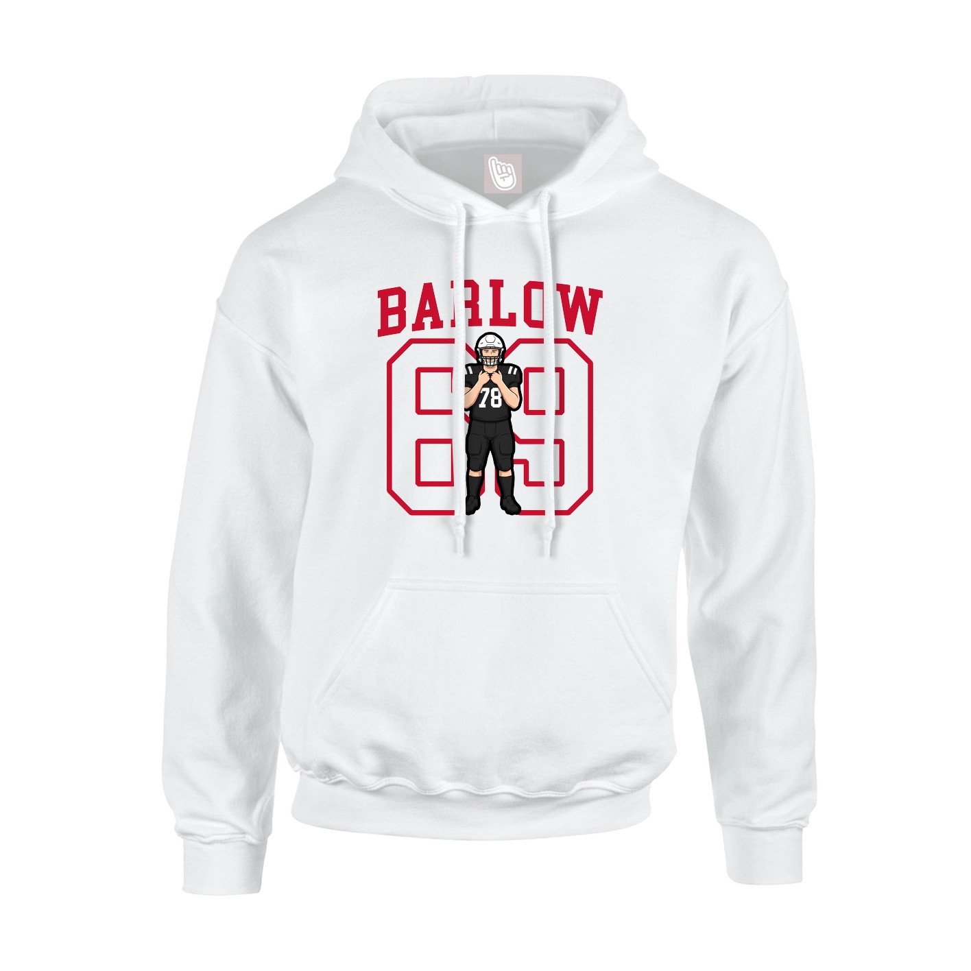 Youth Hoodie — Shirsey in White