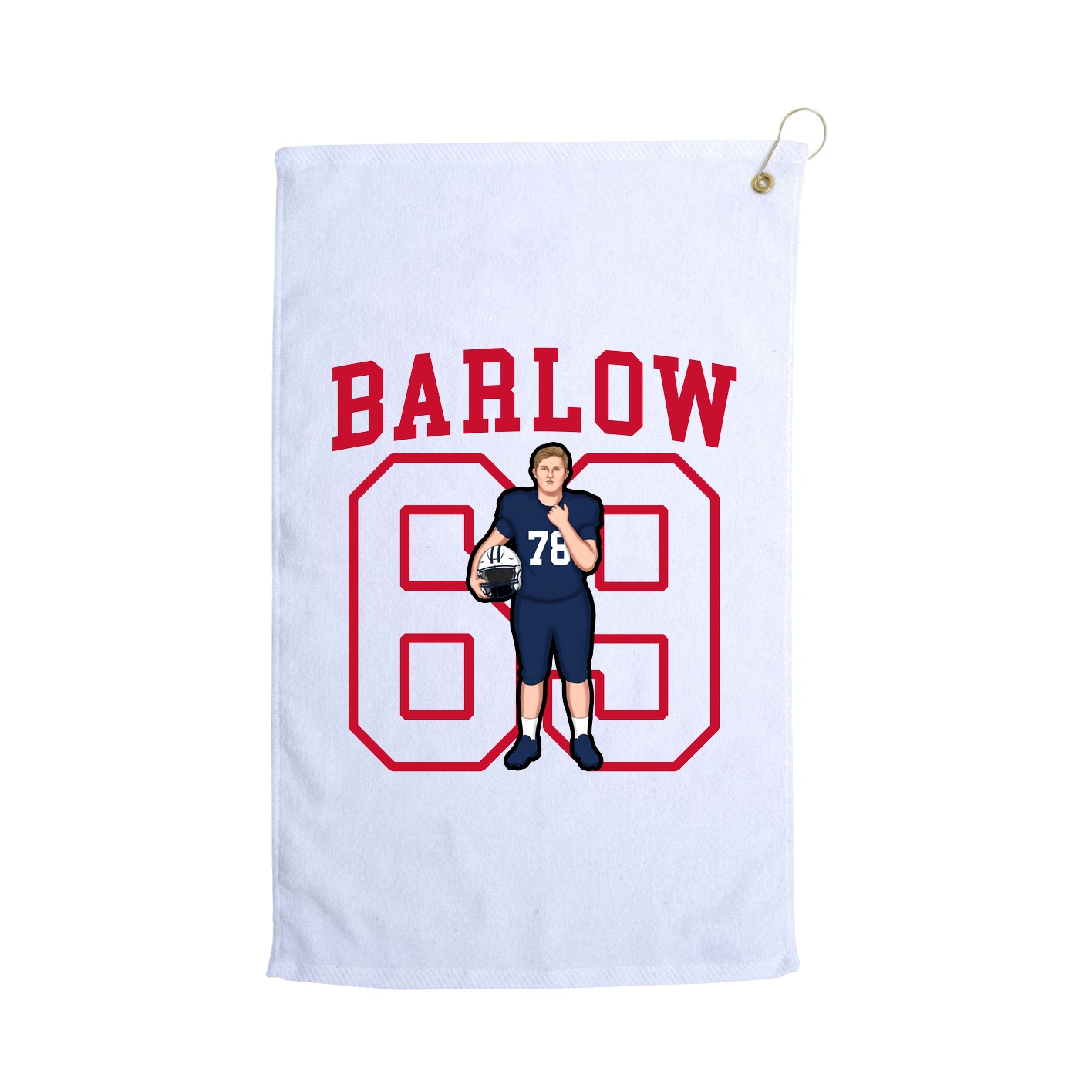 Golf Towel — Shirsey in White