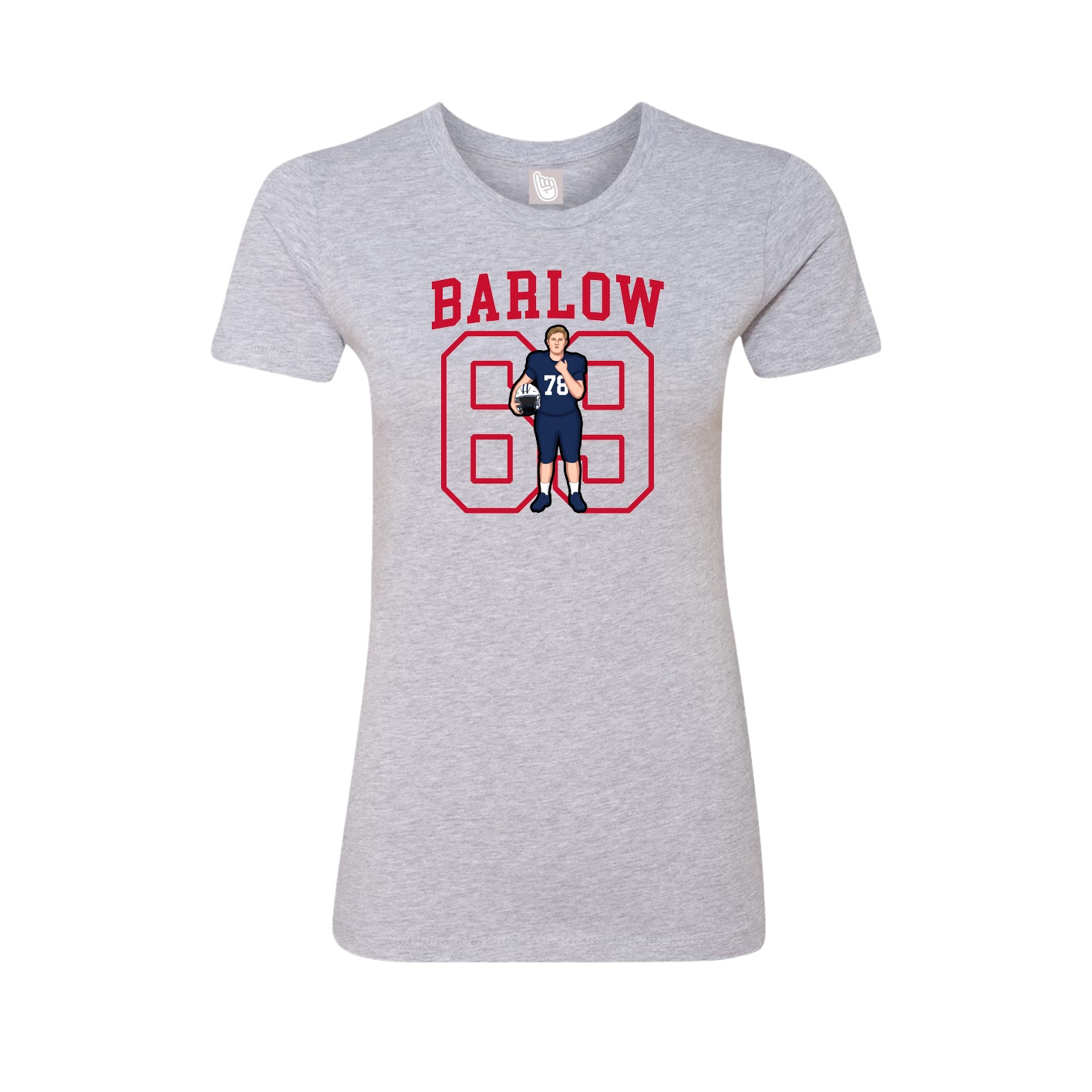 Fitted Women's Tee — Shirsey in Grey